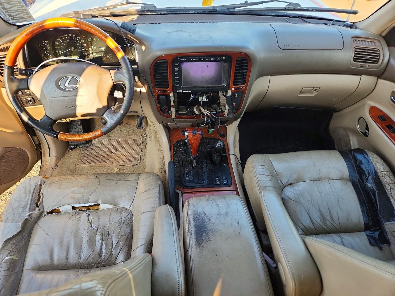 2002 Lexus Lx 470 Белый vin: JTJHT00WX23518906