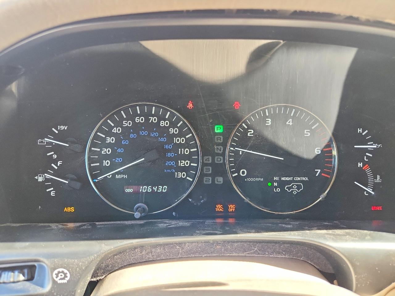 2003 Lexus Lx 470 Beige vin: JTJHT00WX33526117