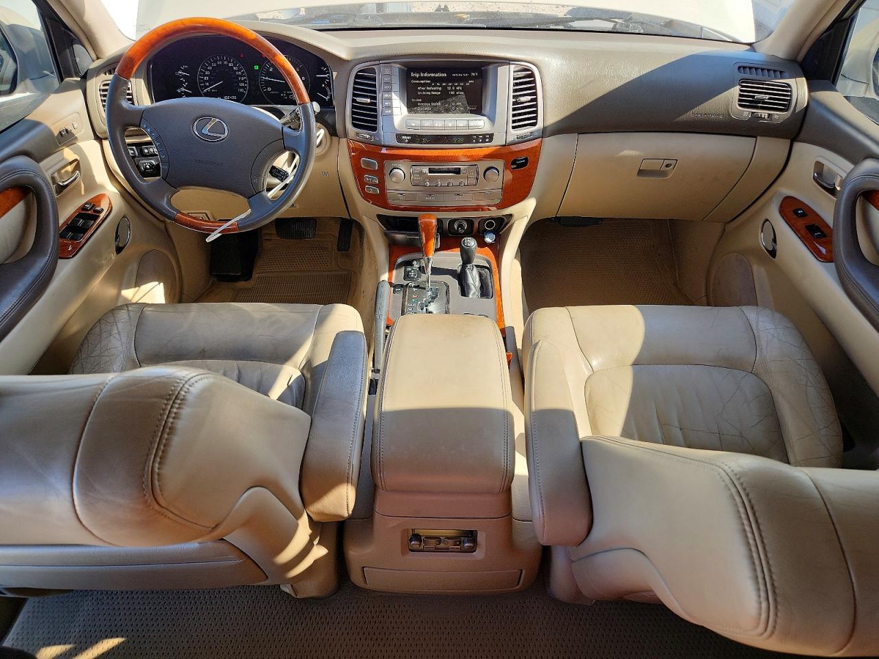 2003 Lexus Lx 470 Beige vin: JTJHT00WX33526117