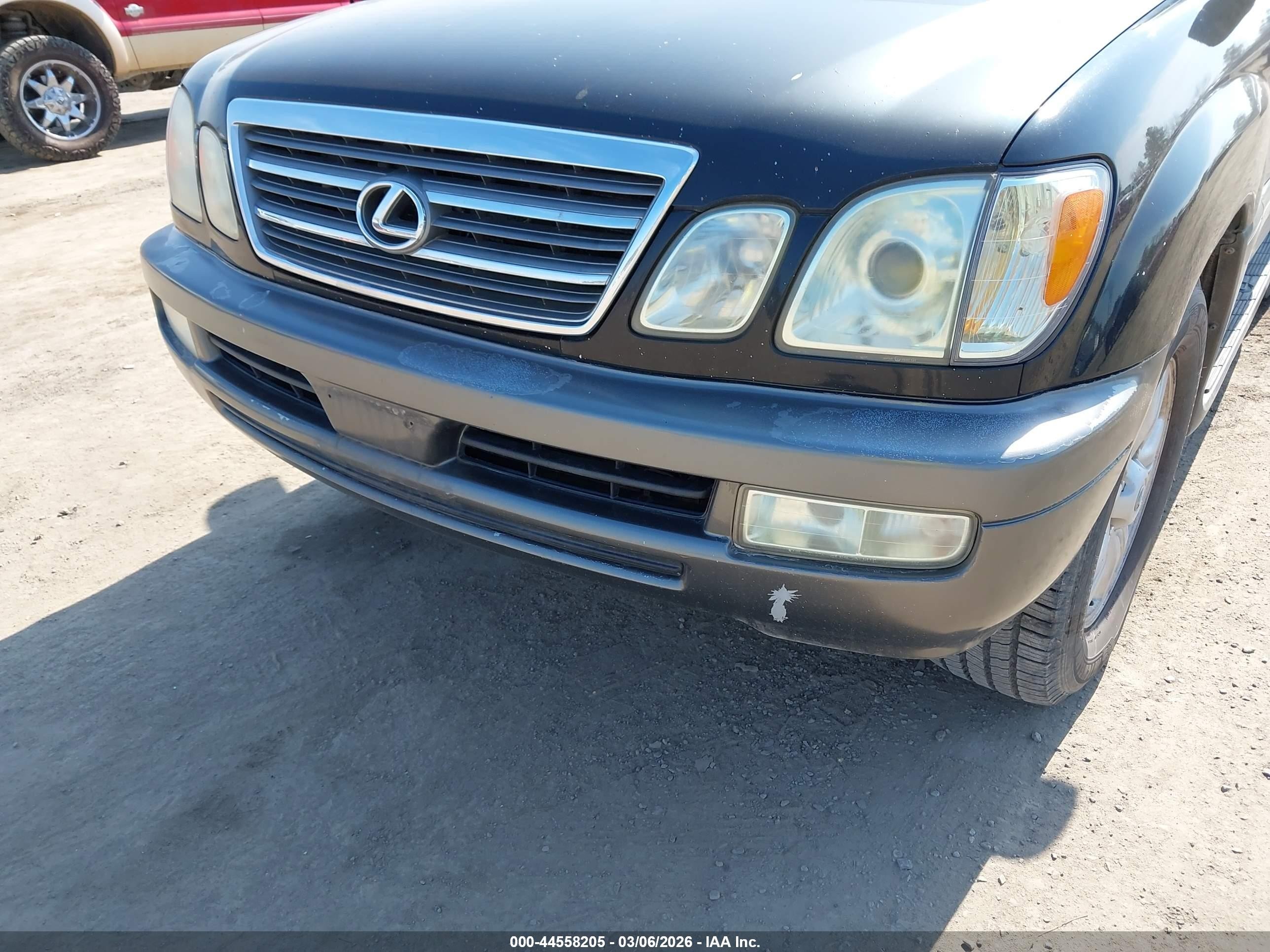 2005 Lexus Lx 470   Black vin: JTJHT00WX53554745