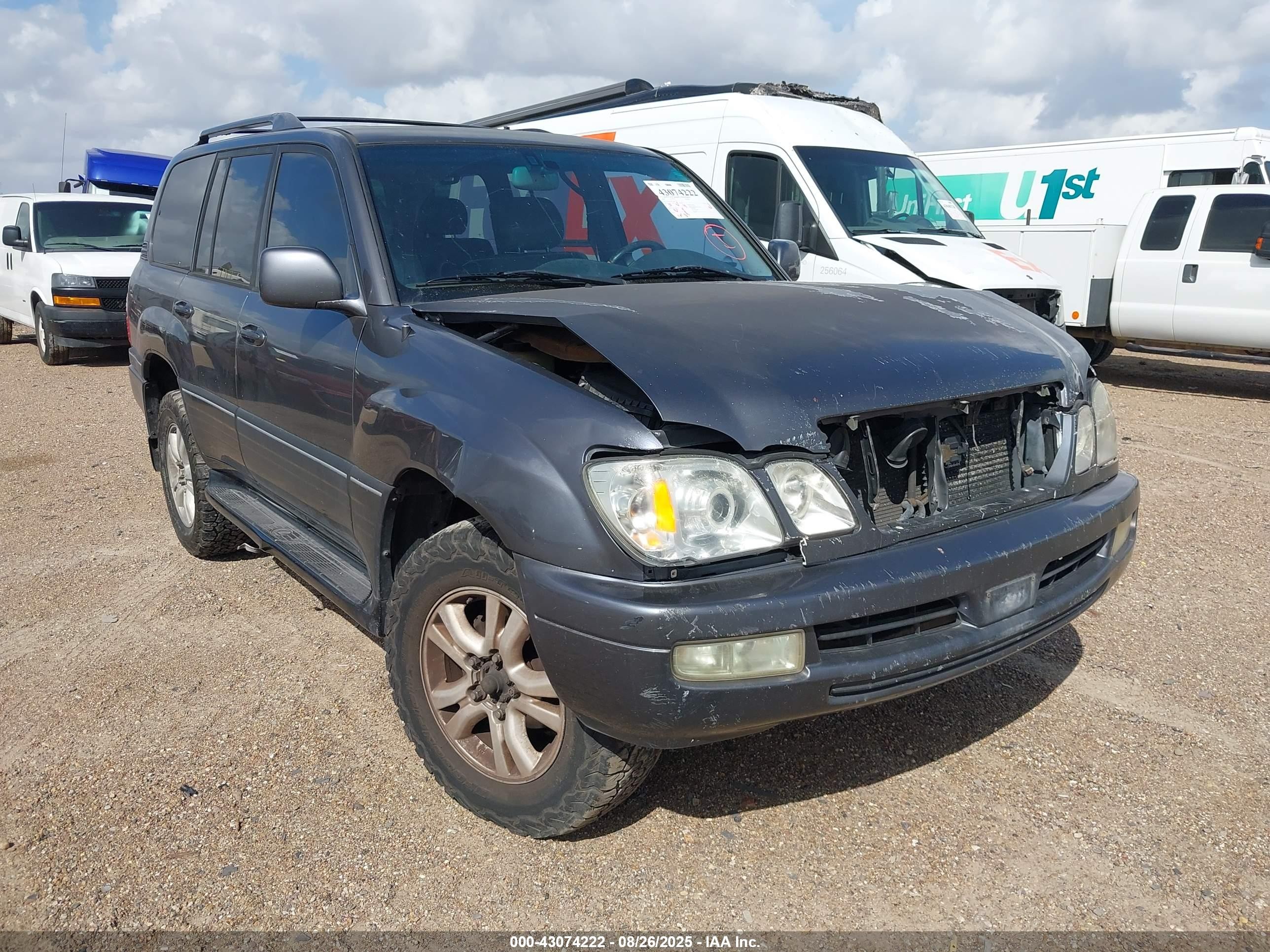 2005 Lexus Lx 470   Gray vin: JTJHT00WX54002219
