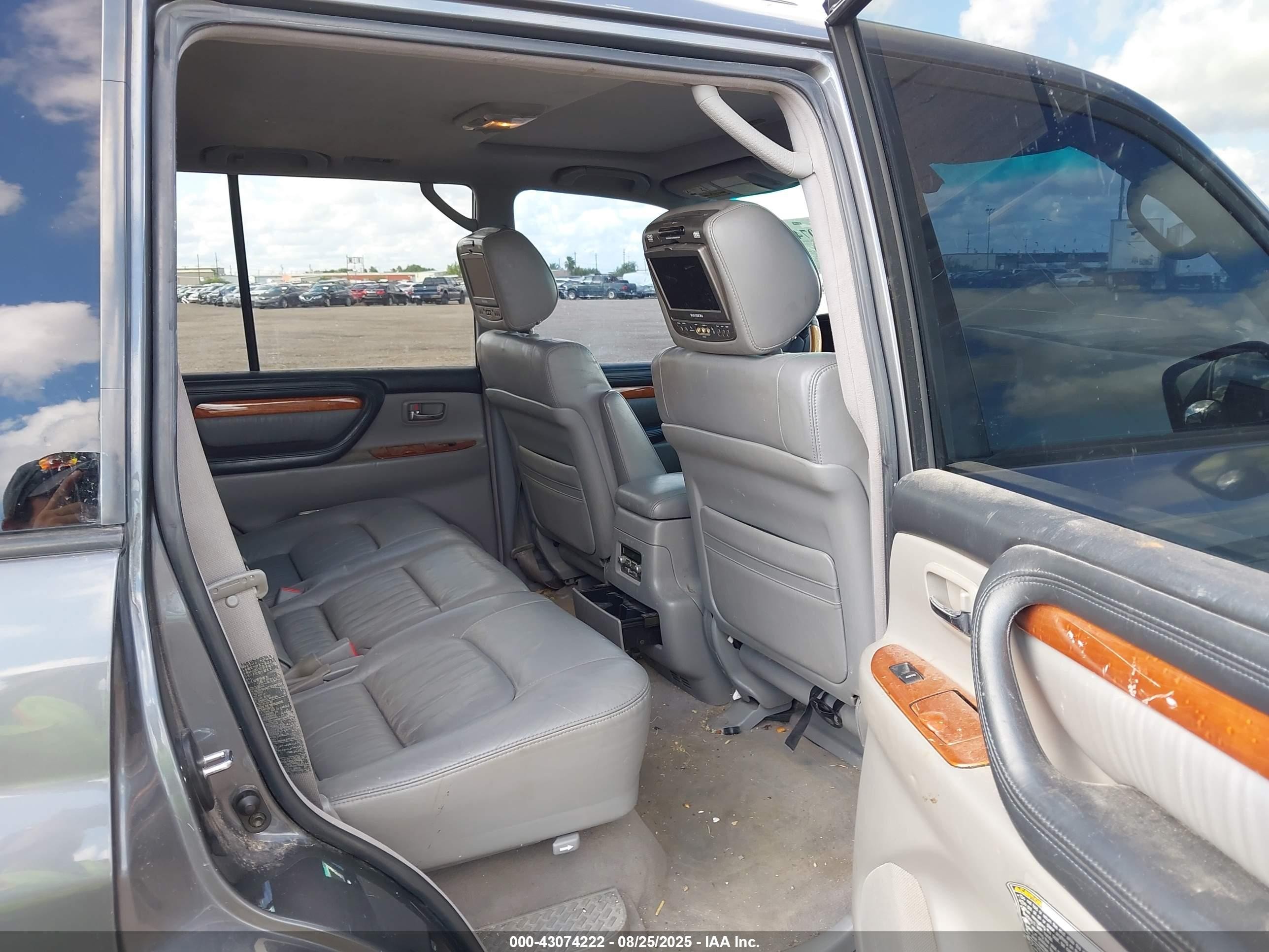 2005 Lexus Lx 470   Gray vin: JTJHT00WX54002219