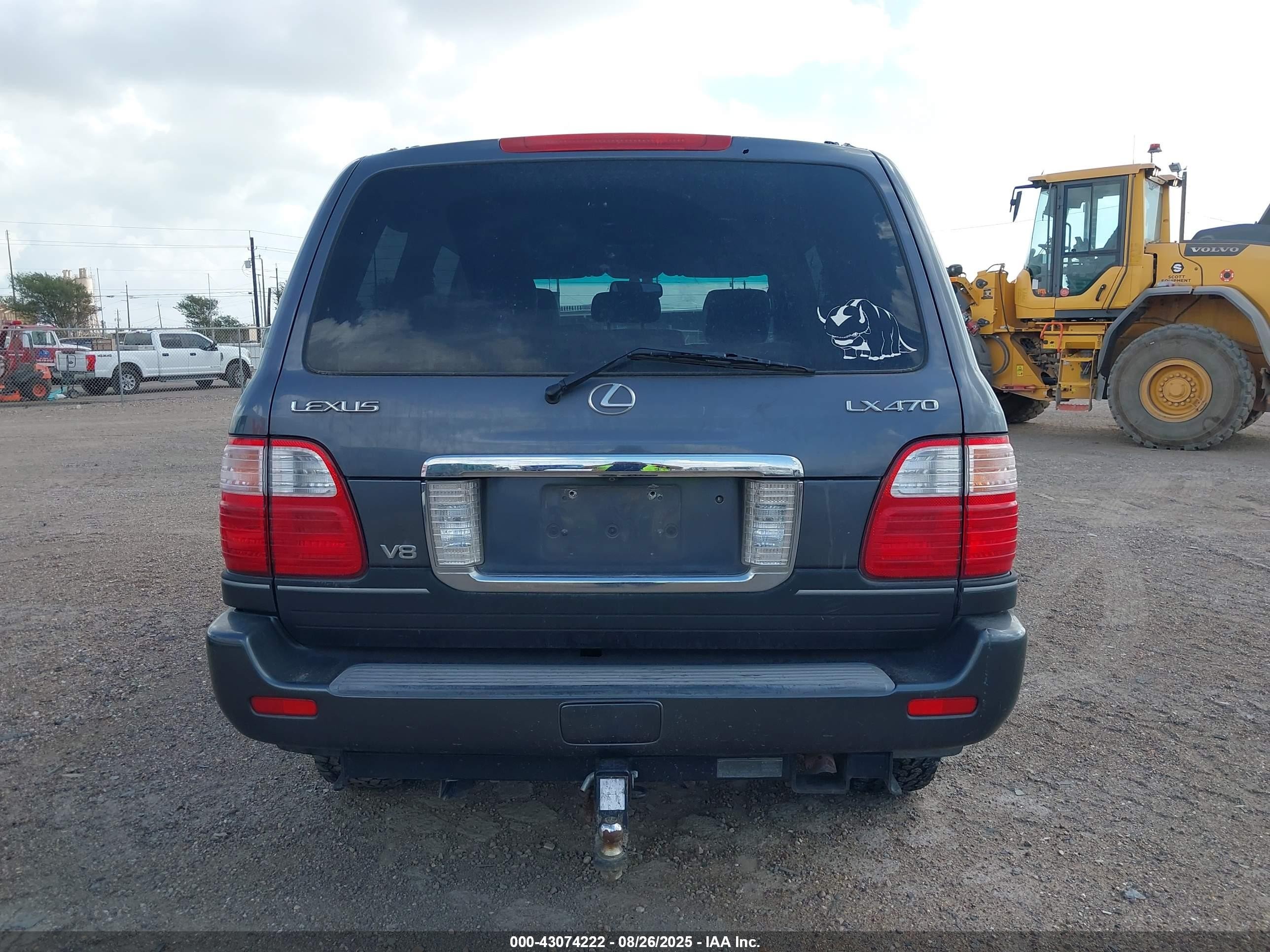 2005 Lexus Lx 470   Gray vin: JTJHT00WX54002219