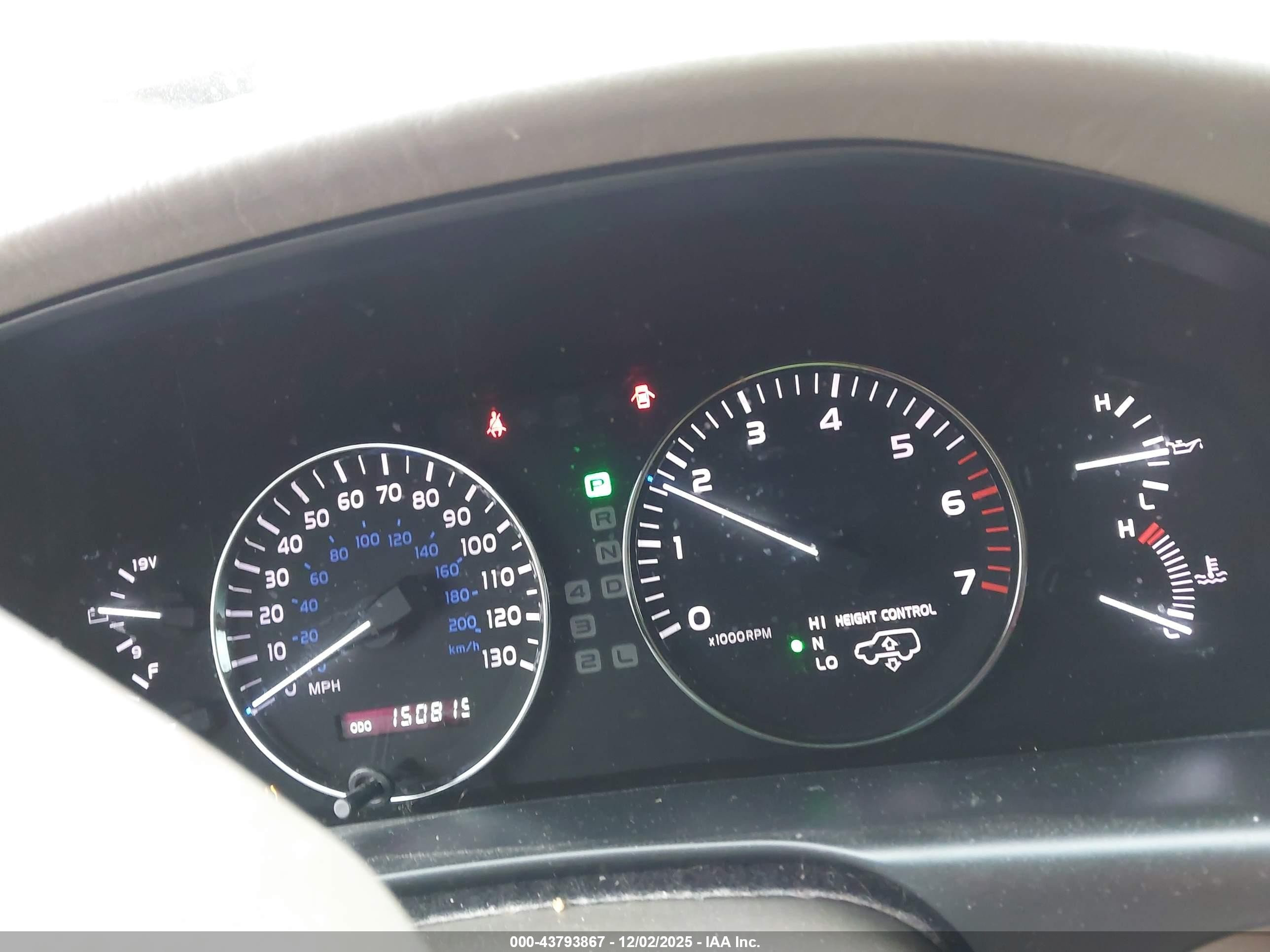 2006 Lexus Lx 470   Cream vin: JTJHT00WX64005719
