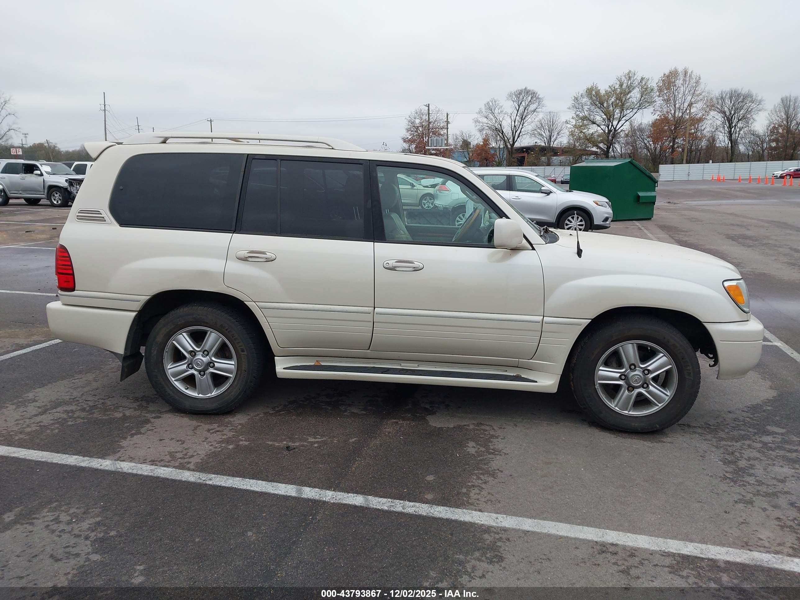 2006 Lexus Lx 470   Cream vin: JTJHT00WX64005719