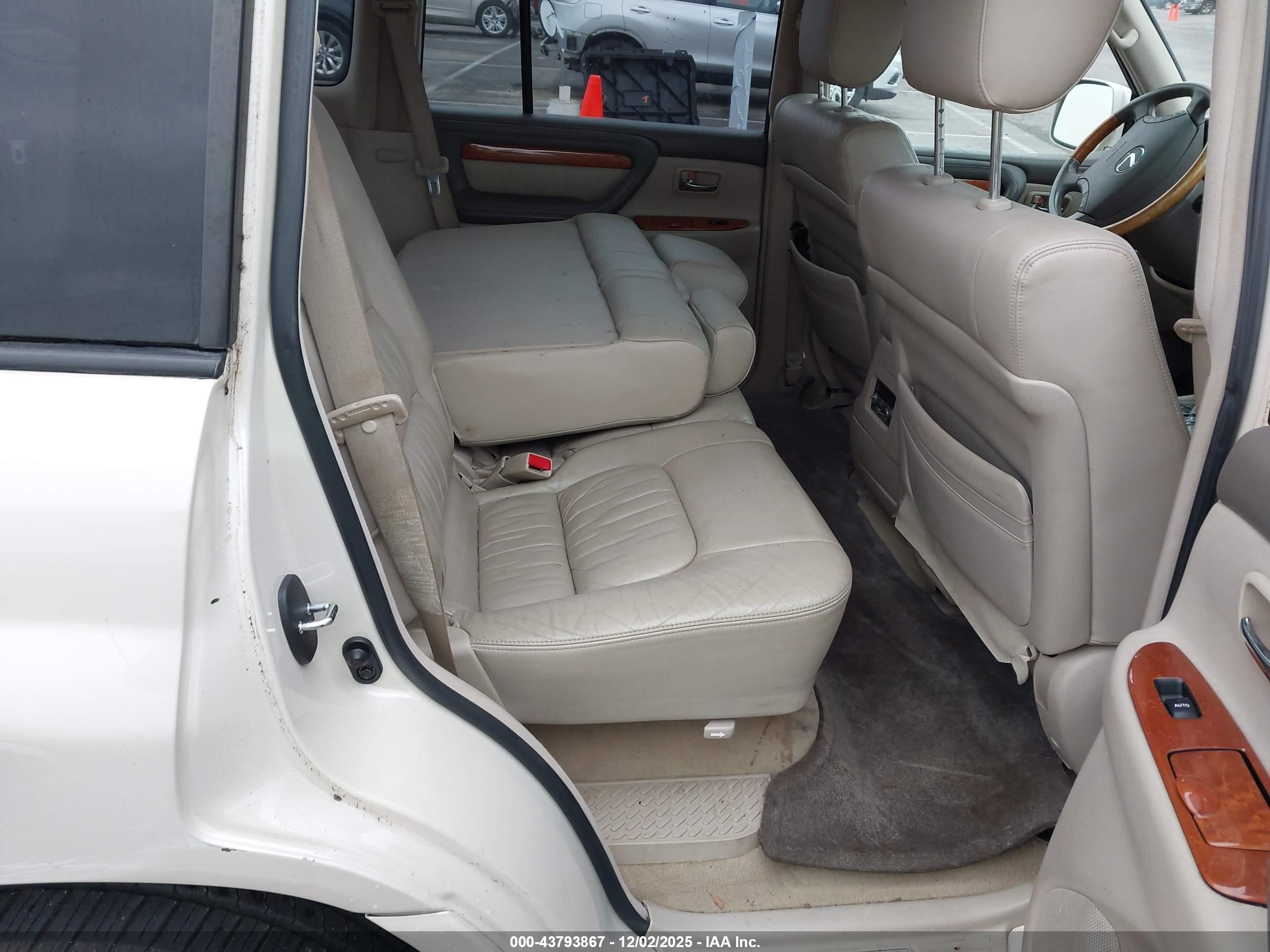 2006 Lexus Lx 470   Cream vin: JTJHT00WX64005719