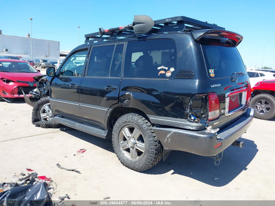2006 Lexus Lx 470   Black vin: JTJHT00WX64009558