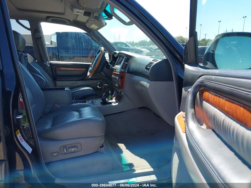 2006 Lexus Lx 470   Black vin: JTJHT00WX64009558