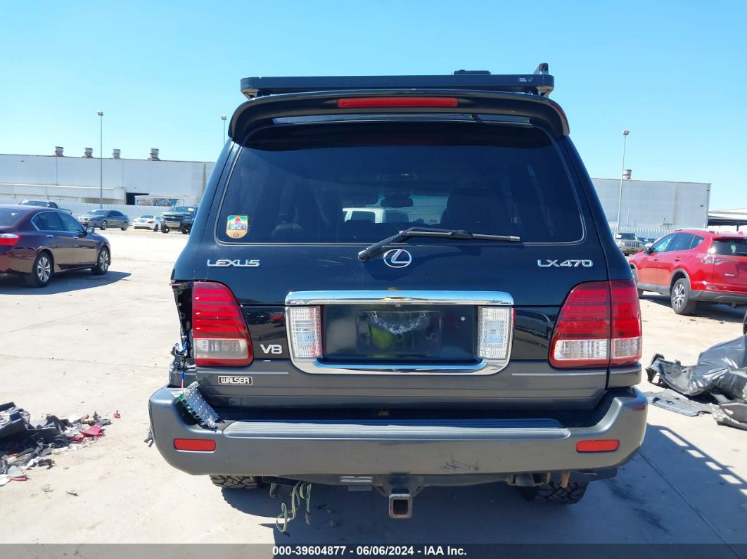 2006 Lexus Lx 470   Black vin: JTJHT00WX64009558