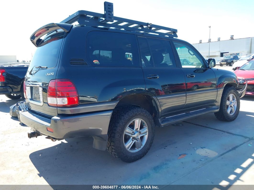2006 Lexus Lx 470   Black vin: JTJHT00WX64009558
