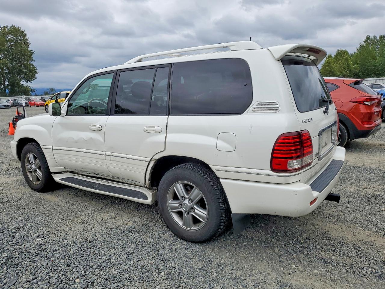 2006 Lexus Lx 470 White vin: JTJHT00WX64018342