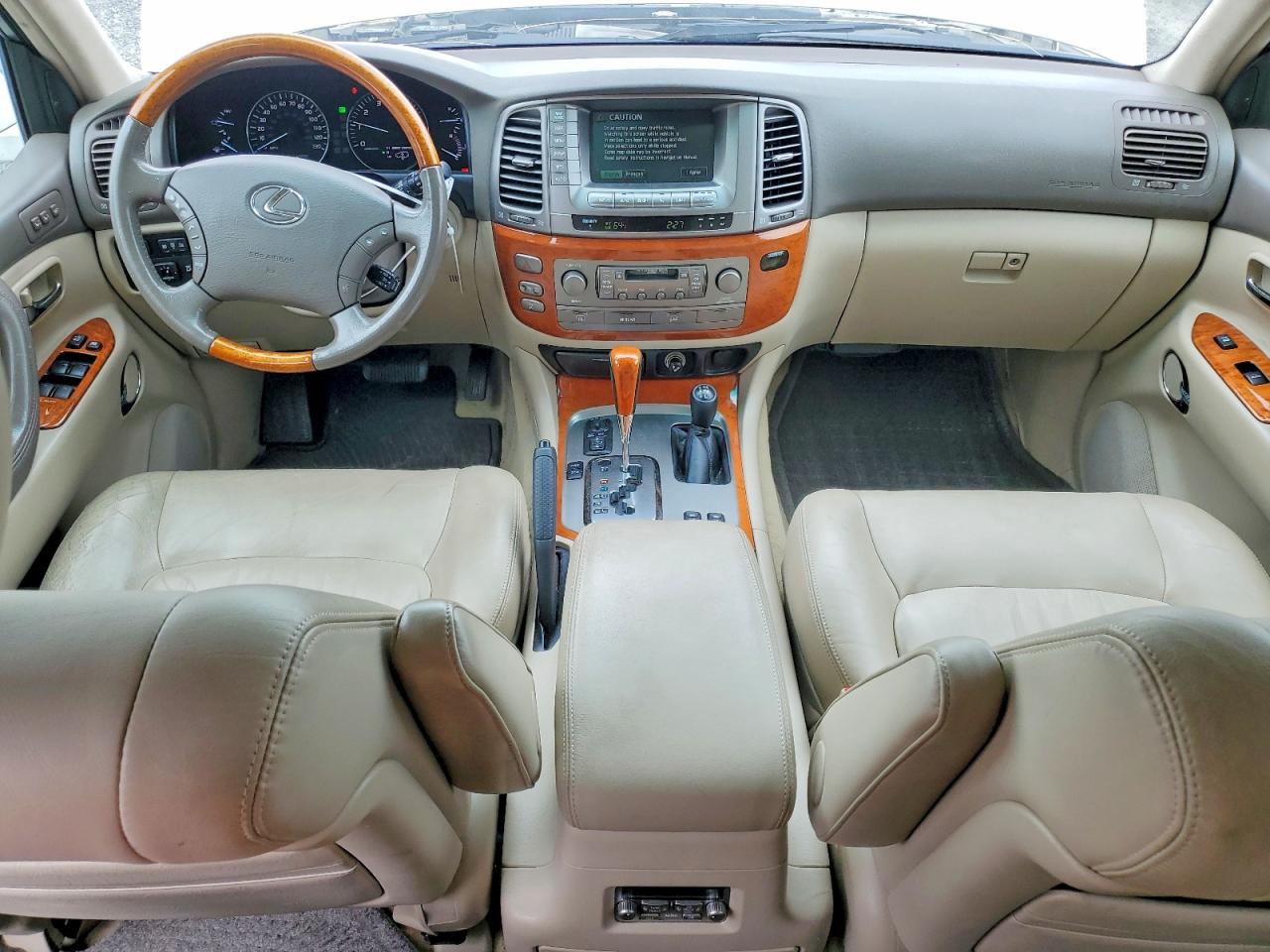 2006 Lexus Lx 470 White vin: JTJHT00WX64018342