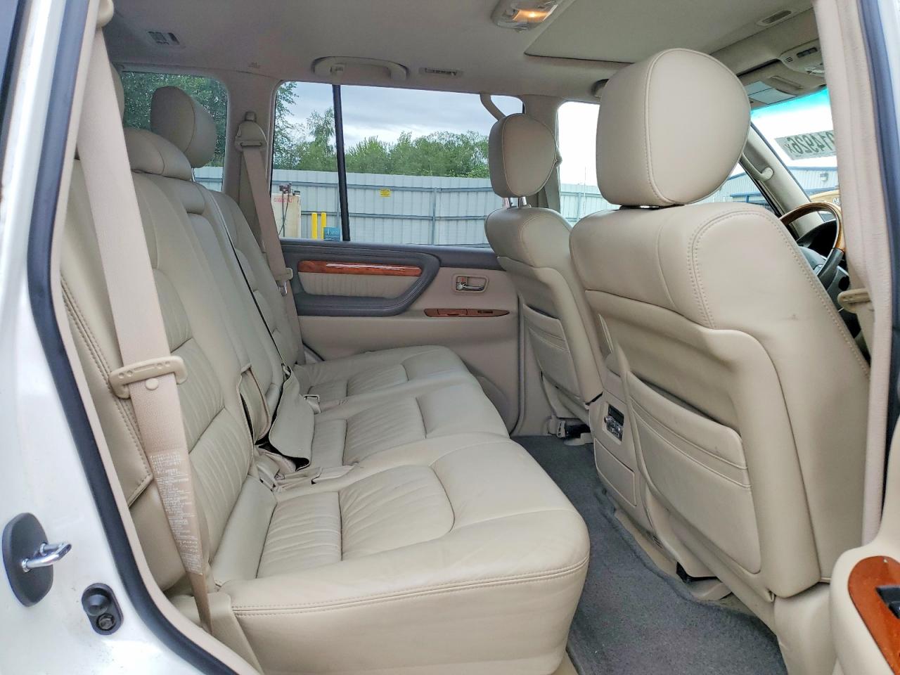 2006 Lexus Lx 470 White vin: JTJHT00WX64018342
