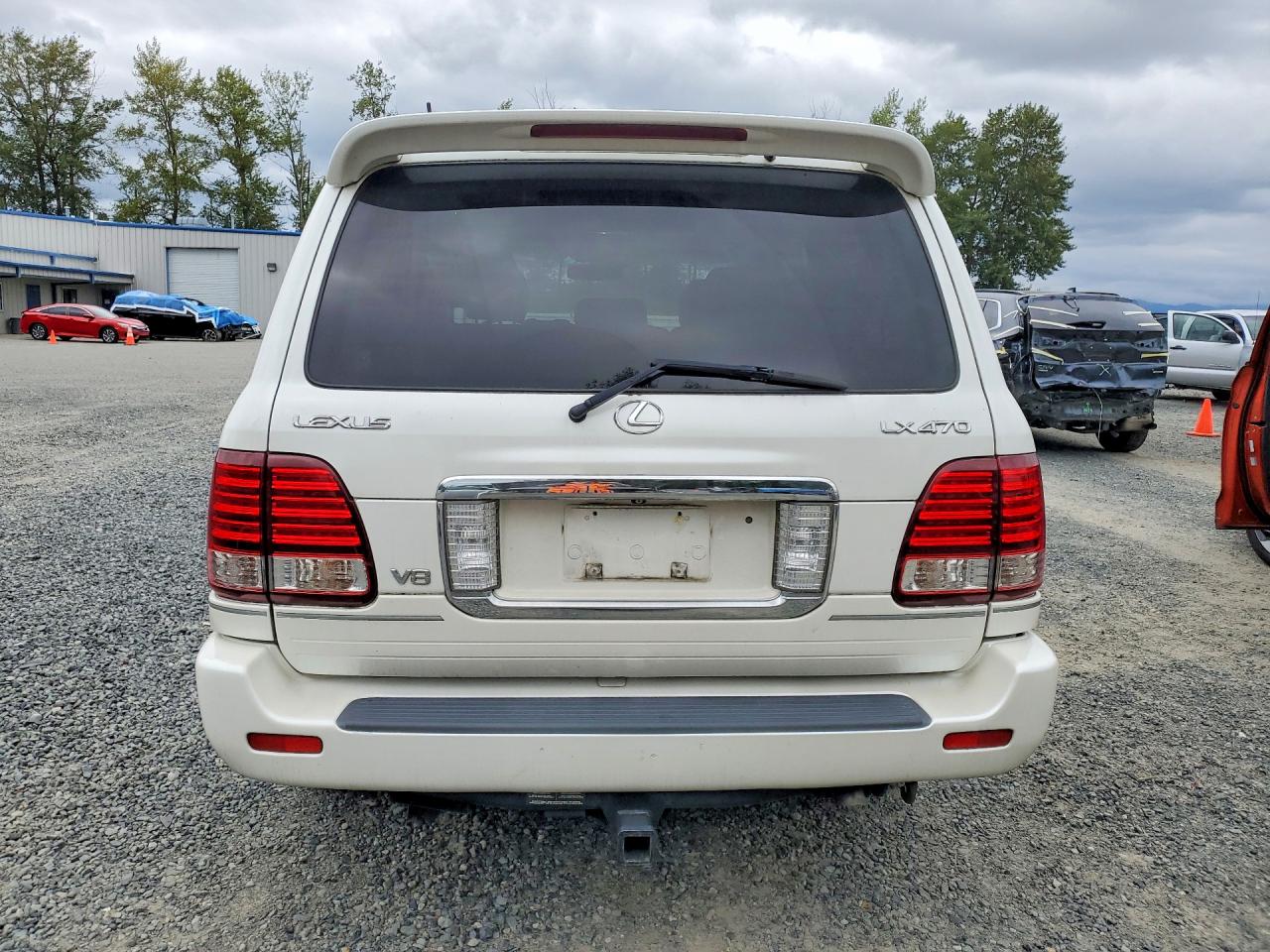 2006 Lexus Lx 470 White vin: JTJHT00WX64018342