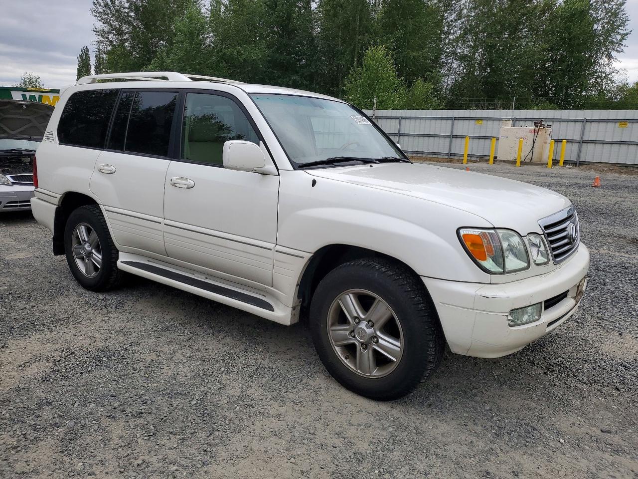 2006 Lexus Lx 470 White vin: JTJHT00WX64018342