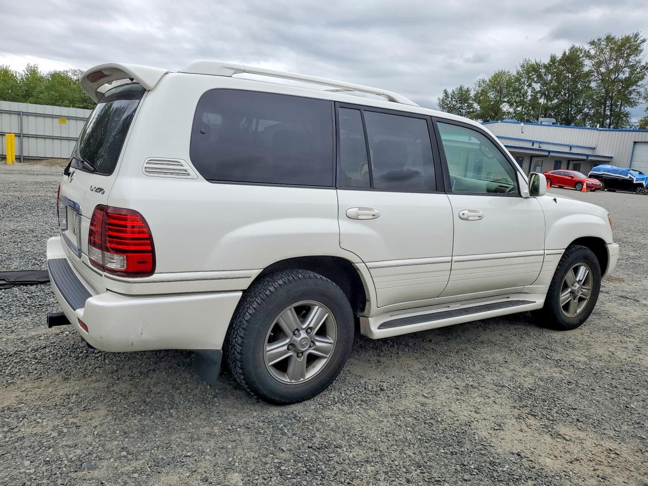 2006 Lexus Lx 470 White vin: JTJHT00WX64018342