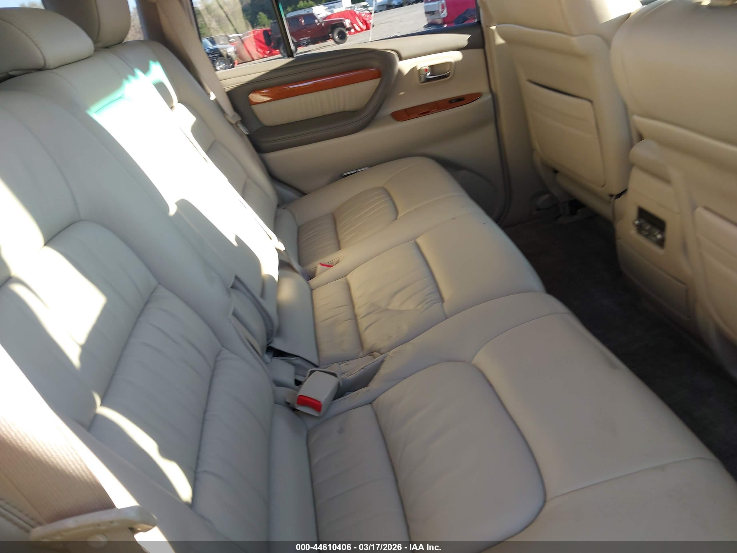 2007 Lexus Lx 470   Black vin: JTJHT00WX74023154