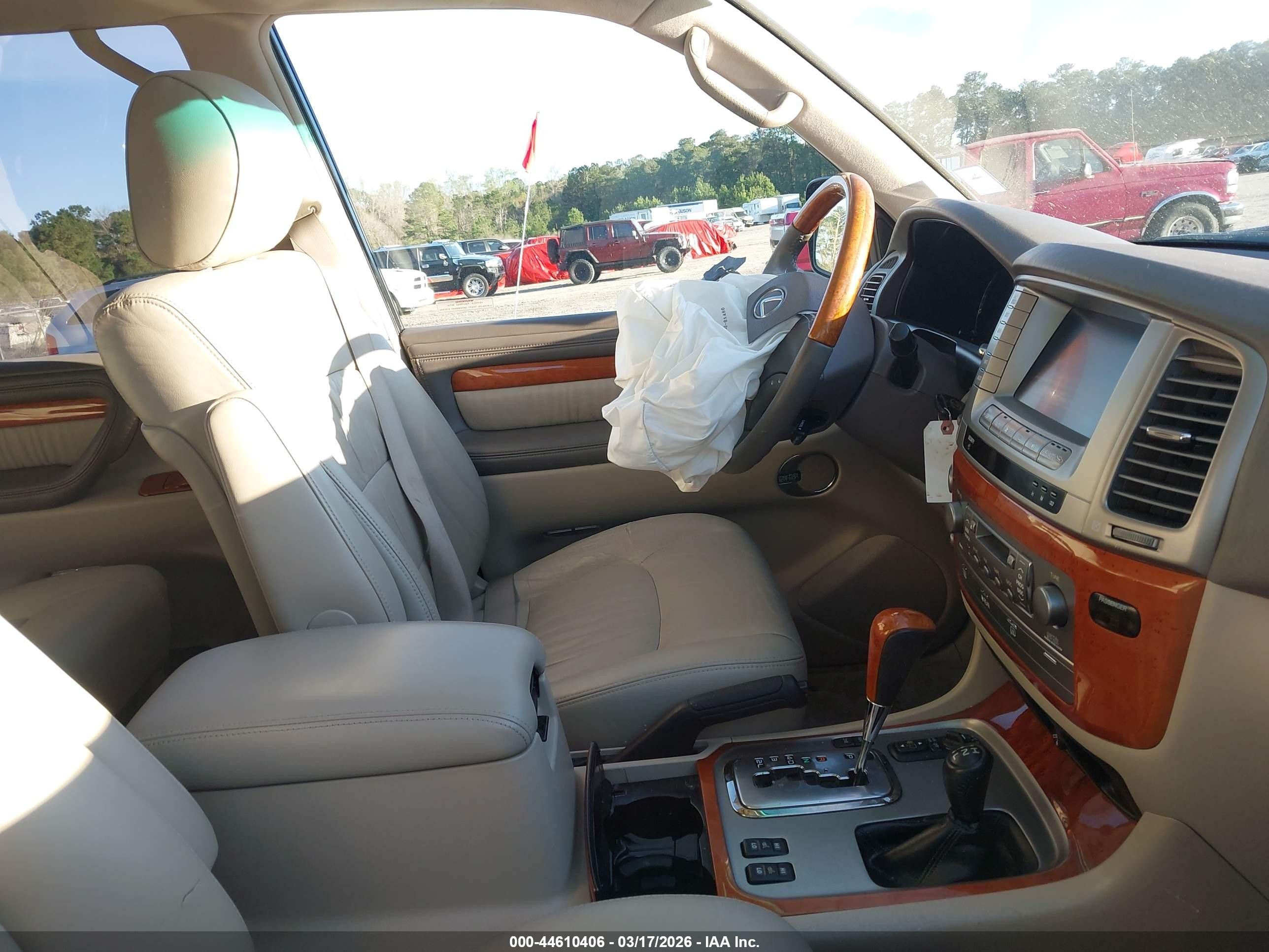 2007 Lexus Lx 470   Black vin: JTJHT00WX74023154