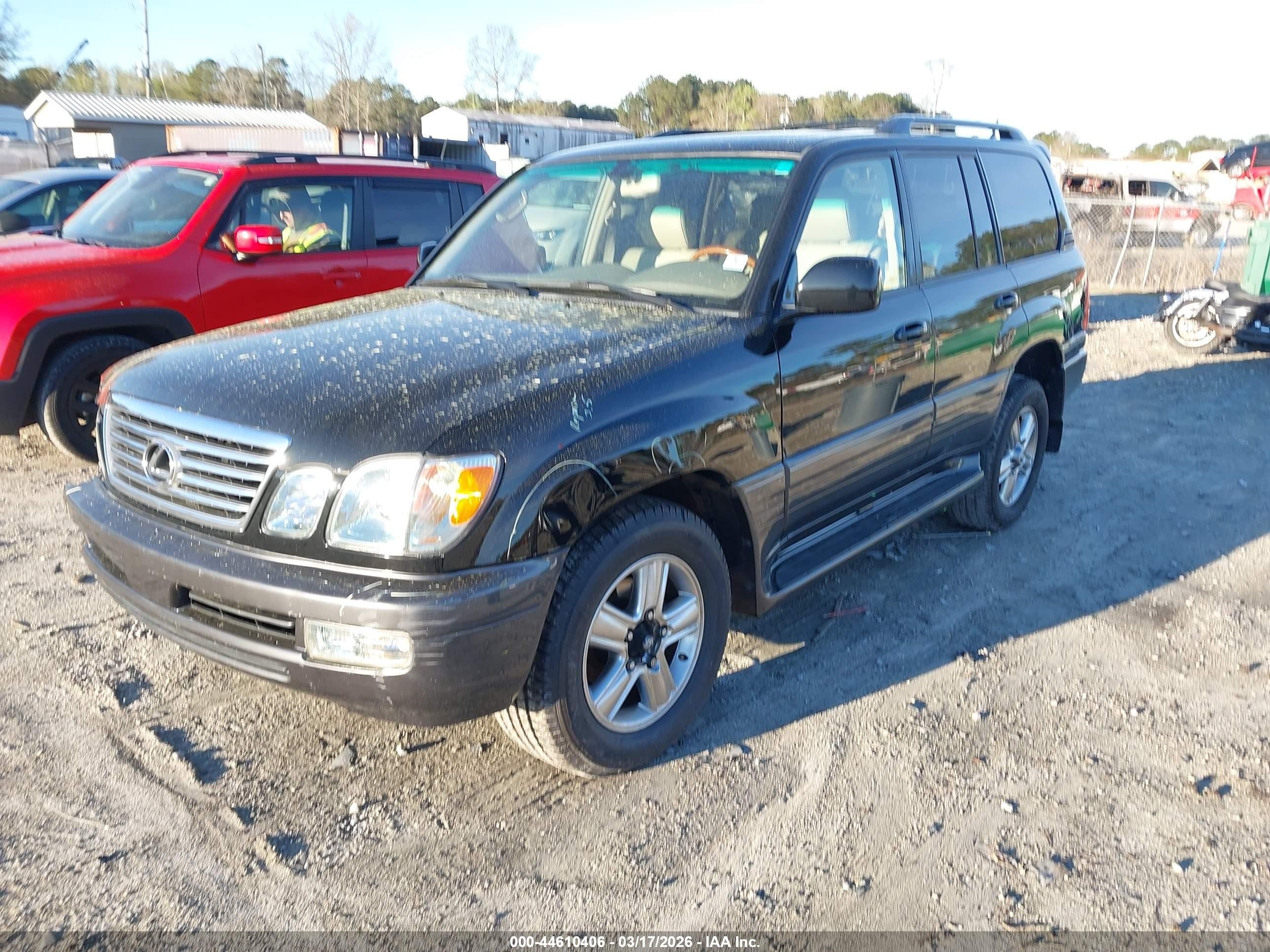 2007 Lexus Lx 470   Black vin: JTJHT00WX74023154