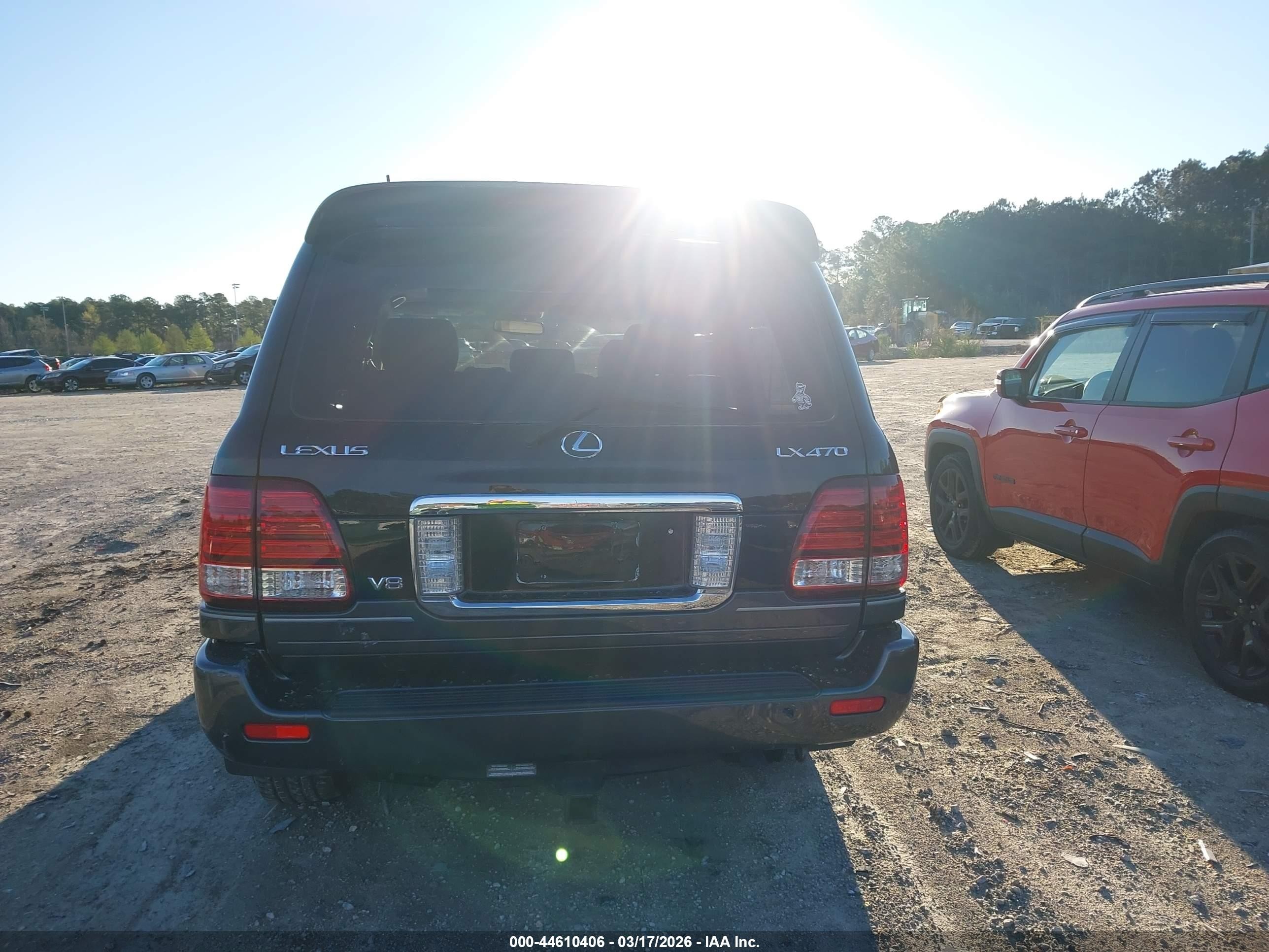 2007 Lexus Lx 470   Black vin: JTJHT00WX74023154