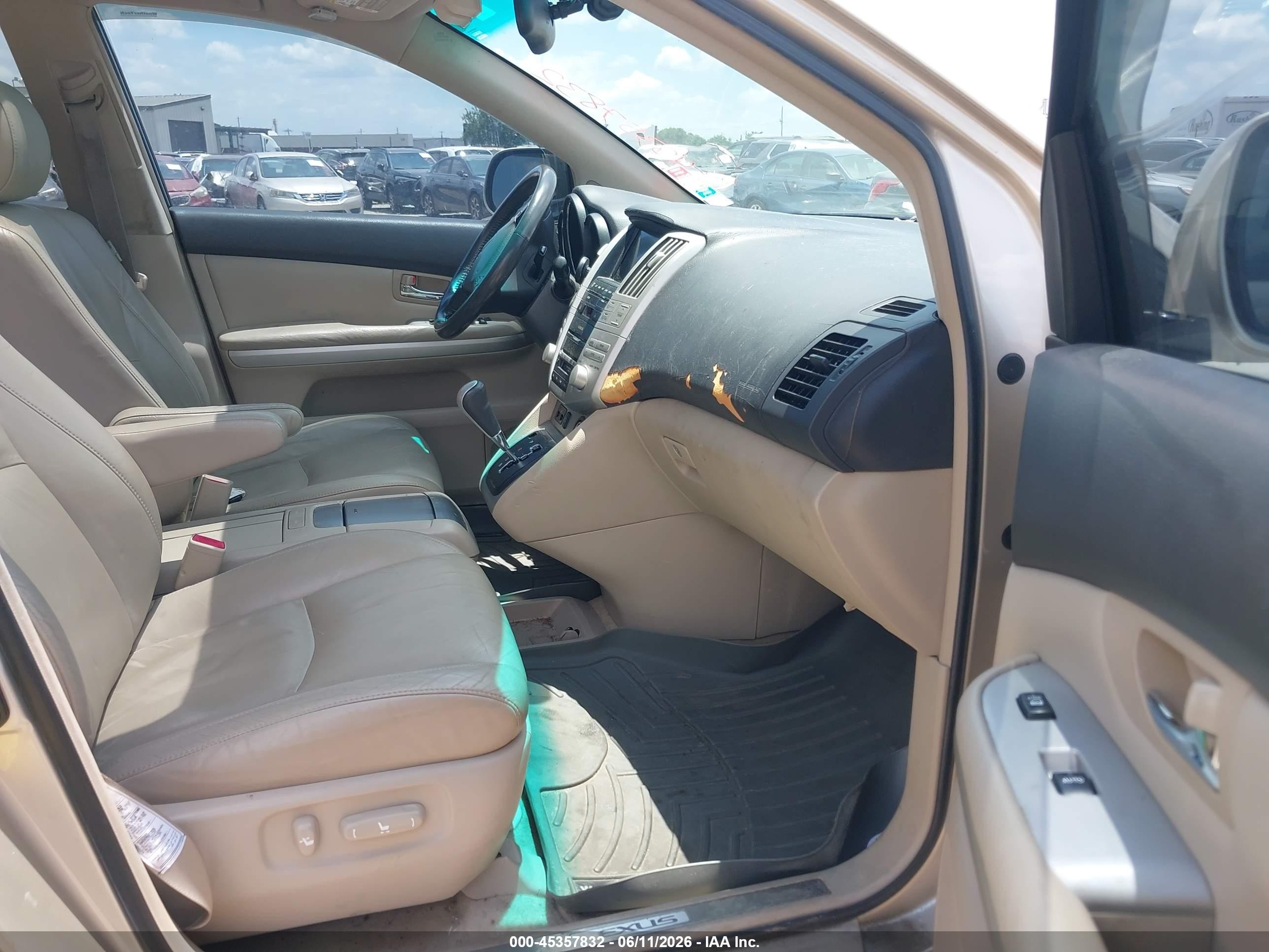 2006 Lexus Rx 400h Tan vin: JTJHW31U060009369