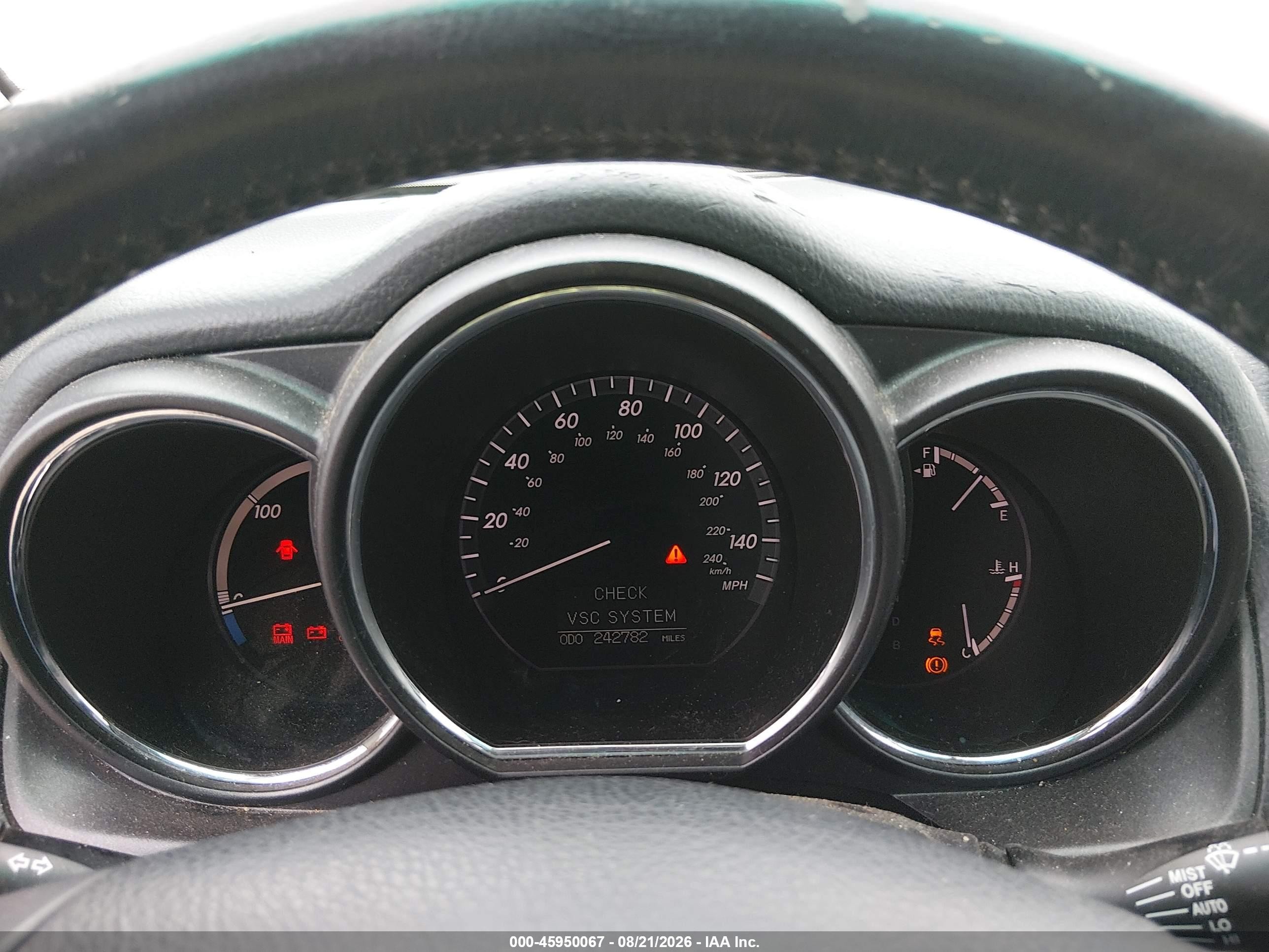 2006 Lexus Rx 400h   Black vin: JTJHW31U060030741
