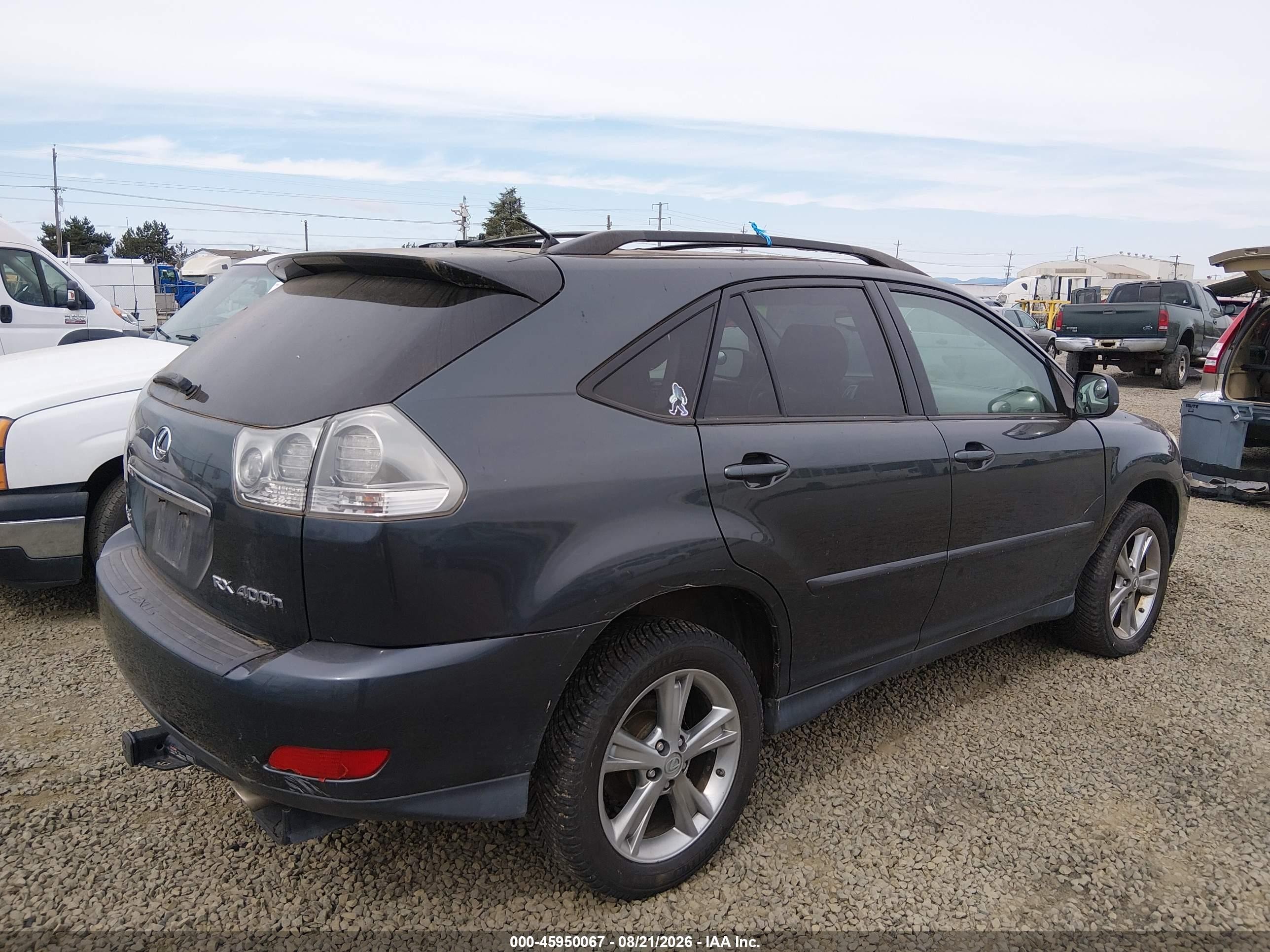 2006 Lexus Rx 400h   Black vin: JTJHW31U060030741
