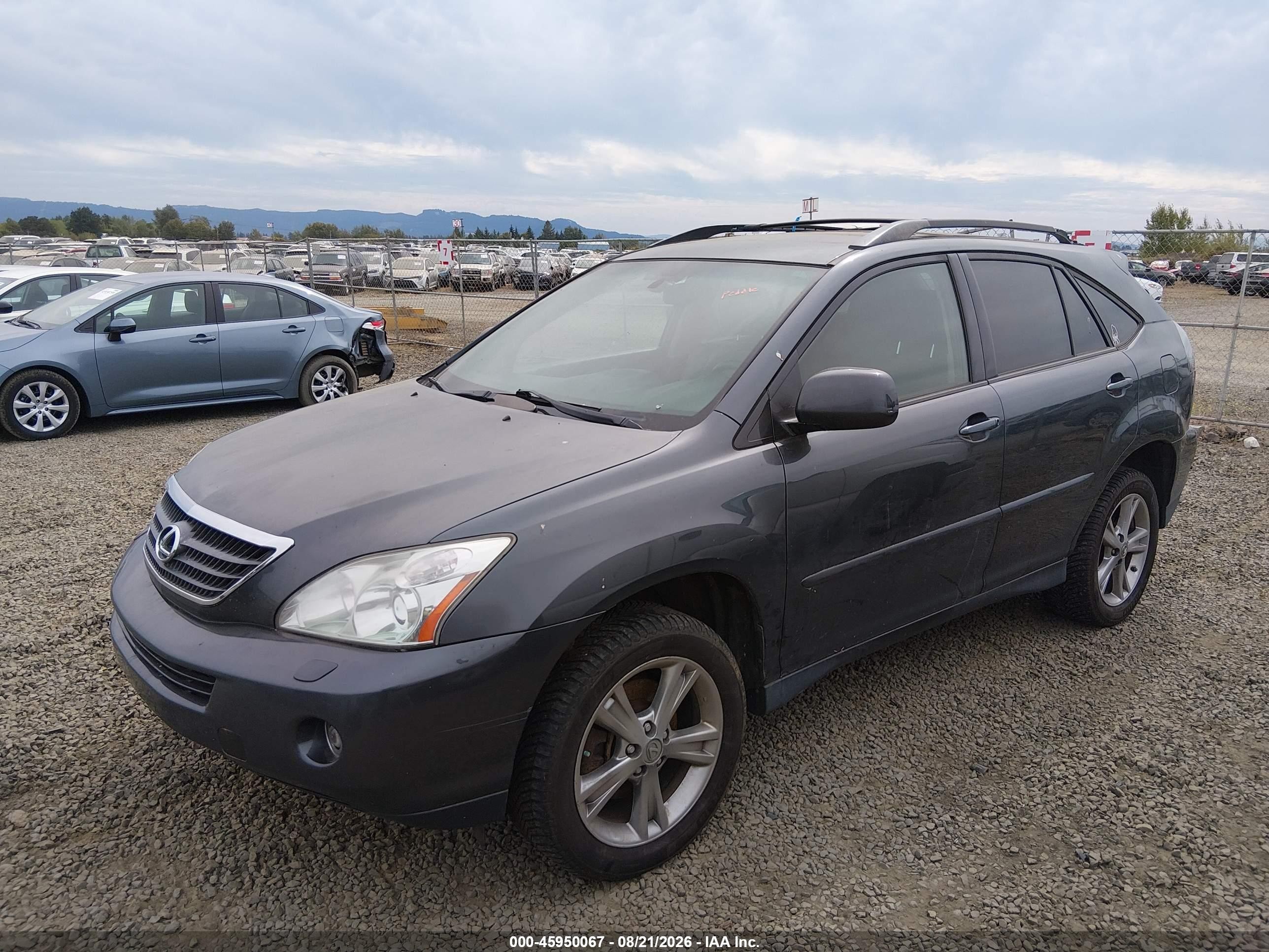 2006 Lexus Rx 400h   Black vin: JTJHW31U060030741