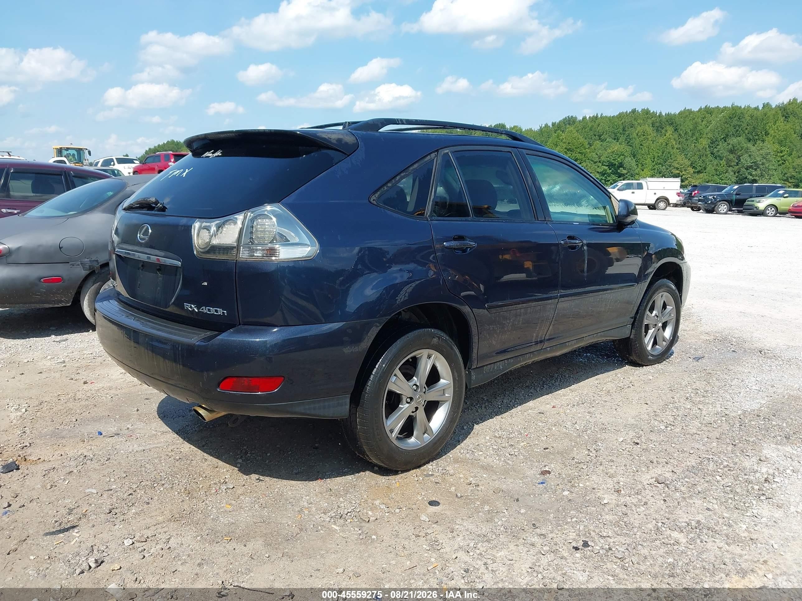 2006 Lexus Rx 400h   Синий vin: JTJHW31U060031226
