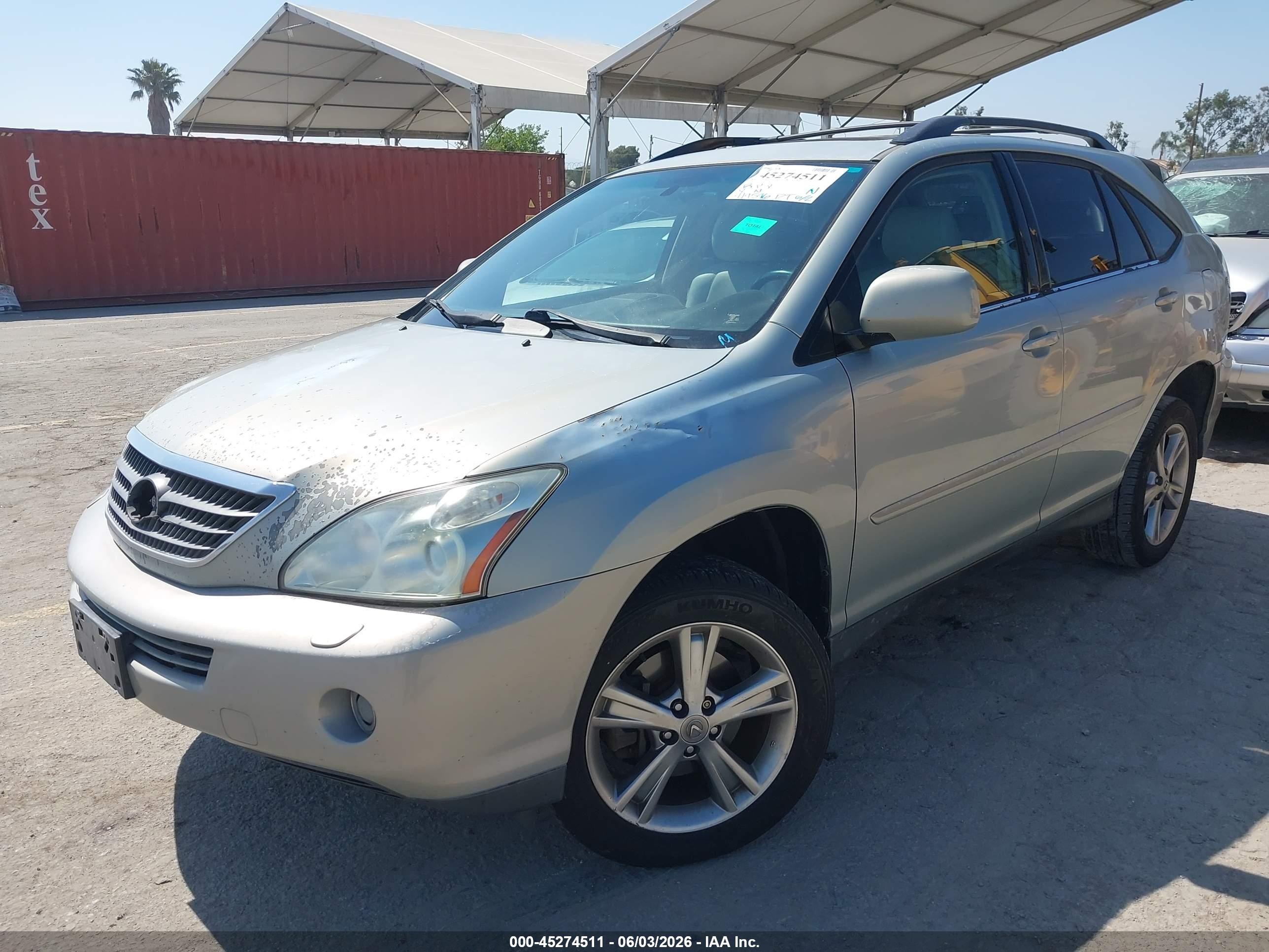 2006 Lexus Rx 400h   Серебряный vin: JTJHW31U060040797