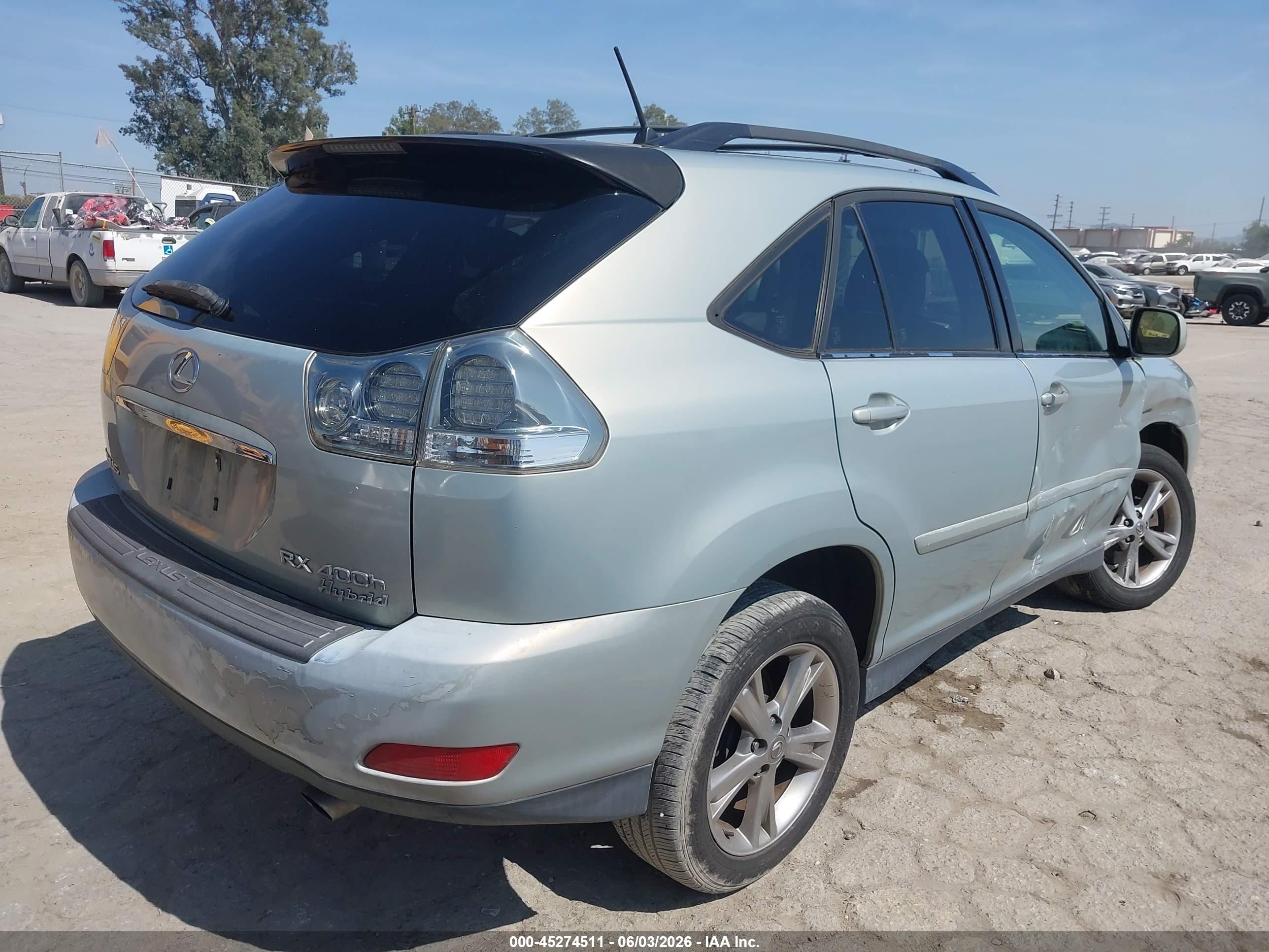 2006 Lexus Rx 400h   Серебряный vin: JTJHW31U060040797