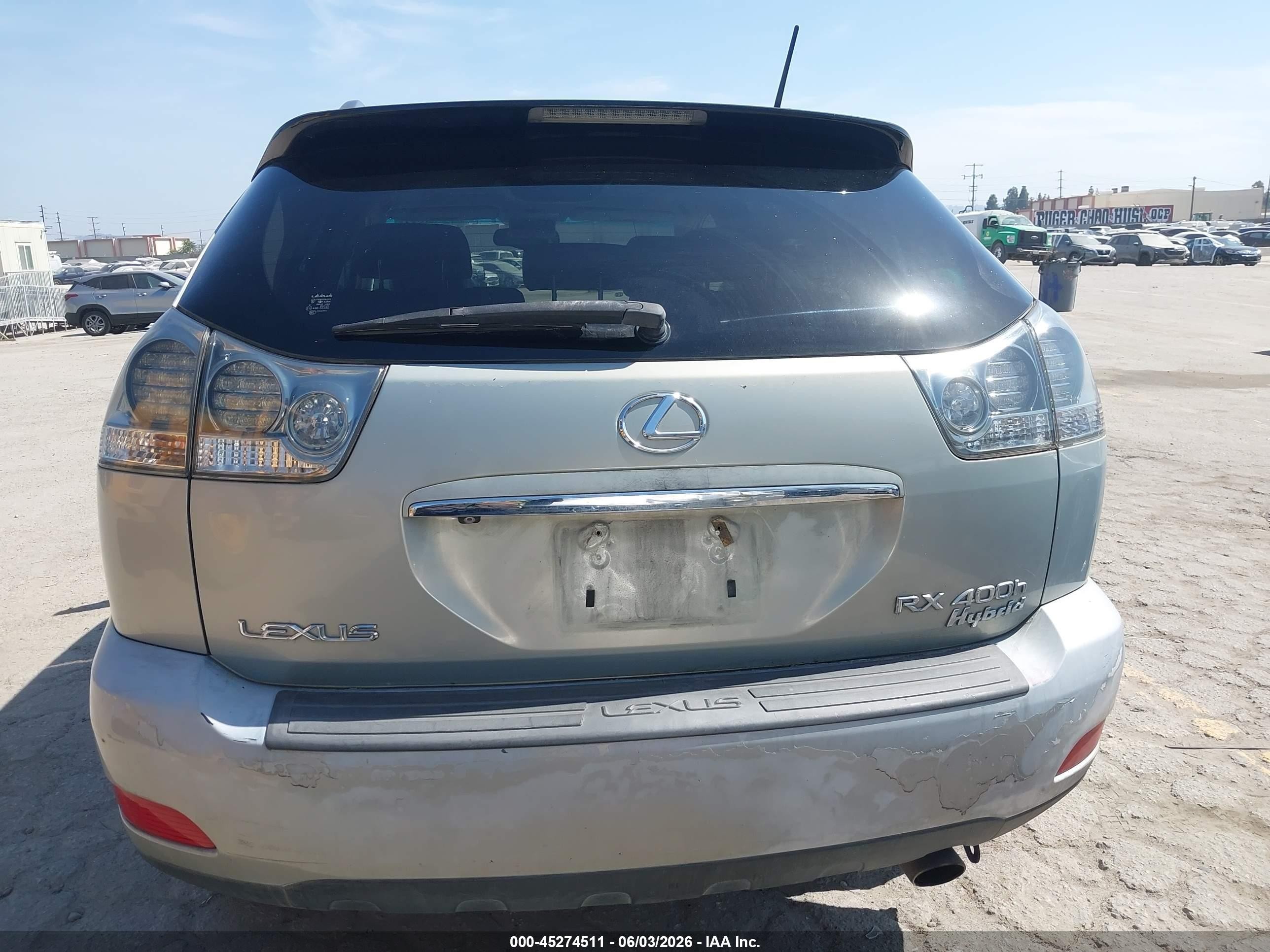 2006 Lexus Rx 400h   Серебряный vin: JTJHW31U060040797