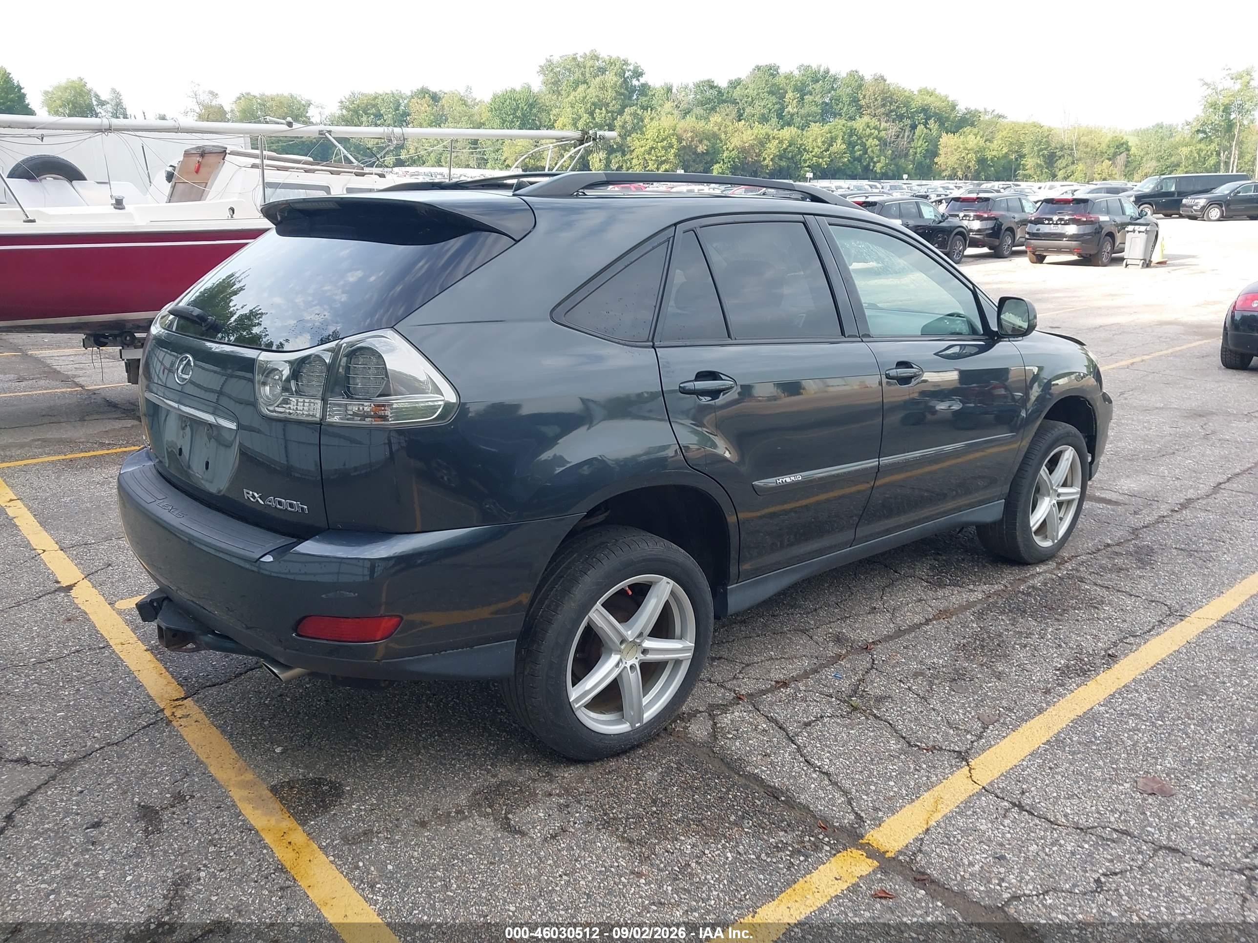 2007 Lexus Rx 400h Black vin: JTJHW31U072007966