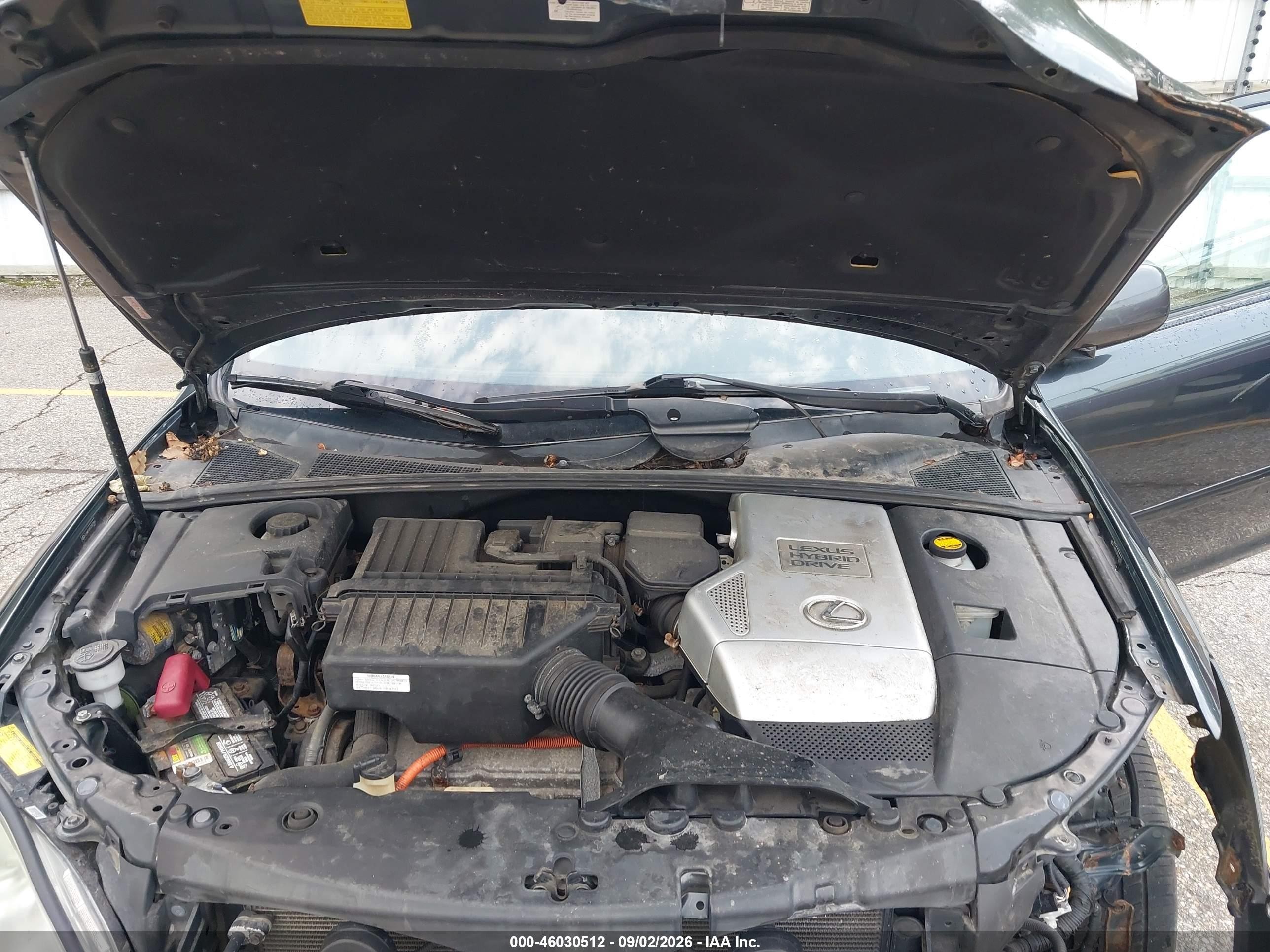 2007 Lexus Rx 400h Black vin: JTJHW31U072007966