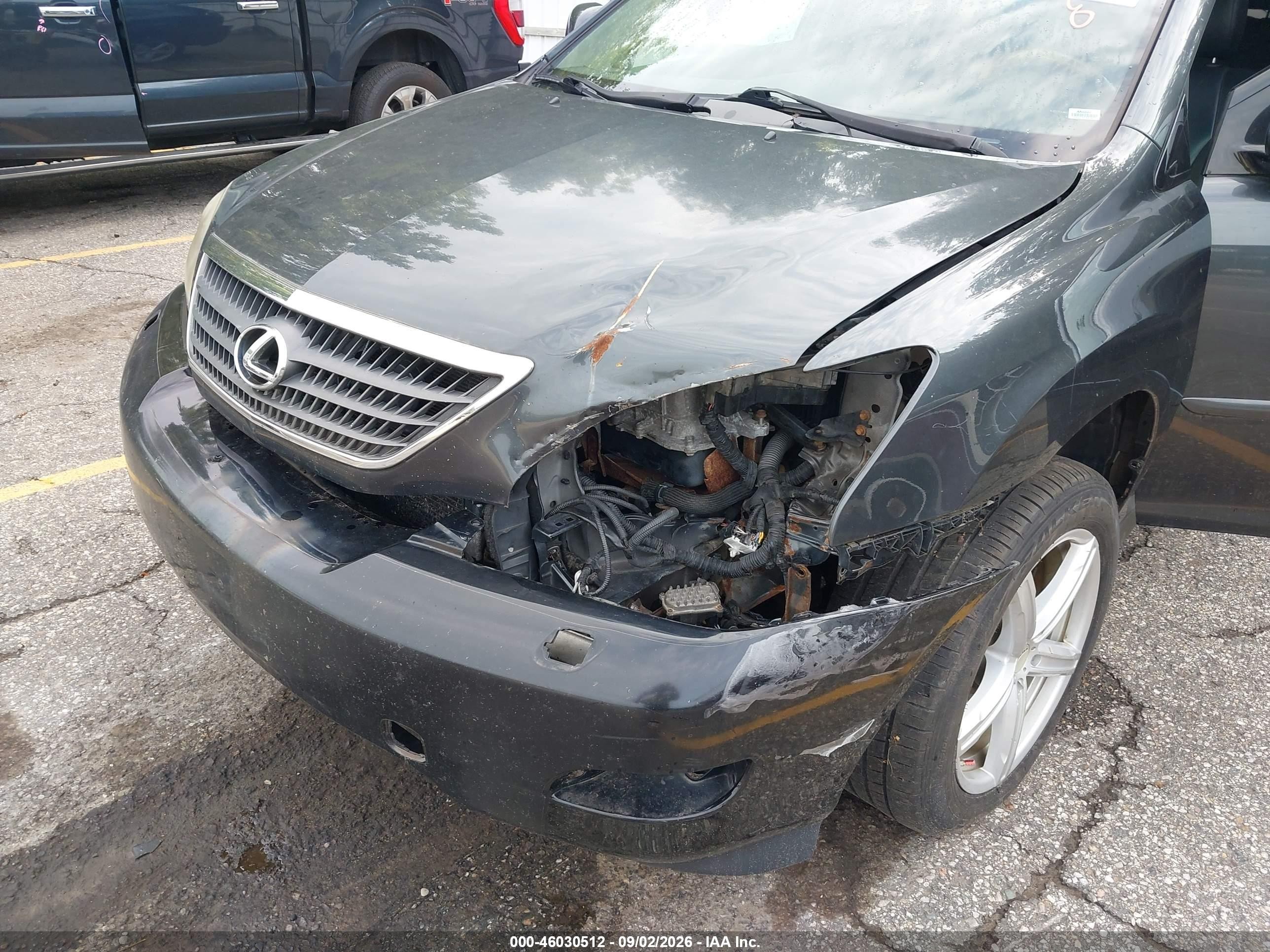 2007 Lexus Rx 400h Black vin: JTJHW31U072007966
