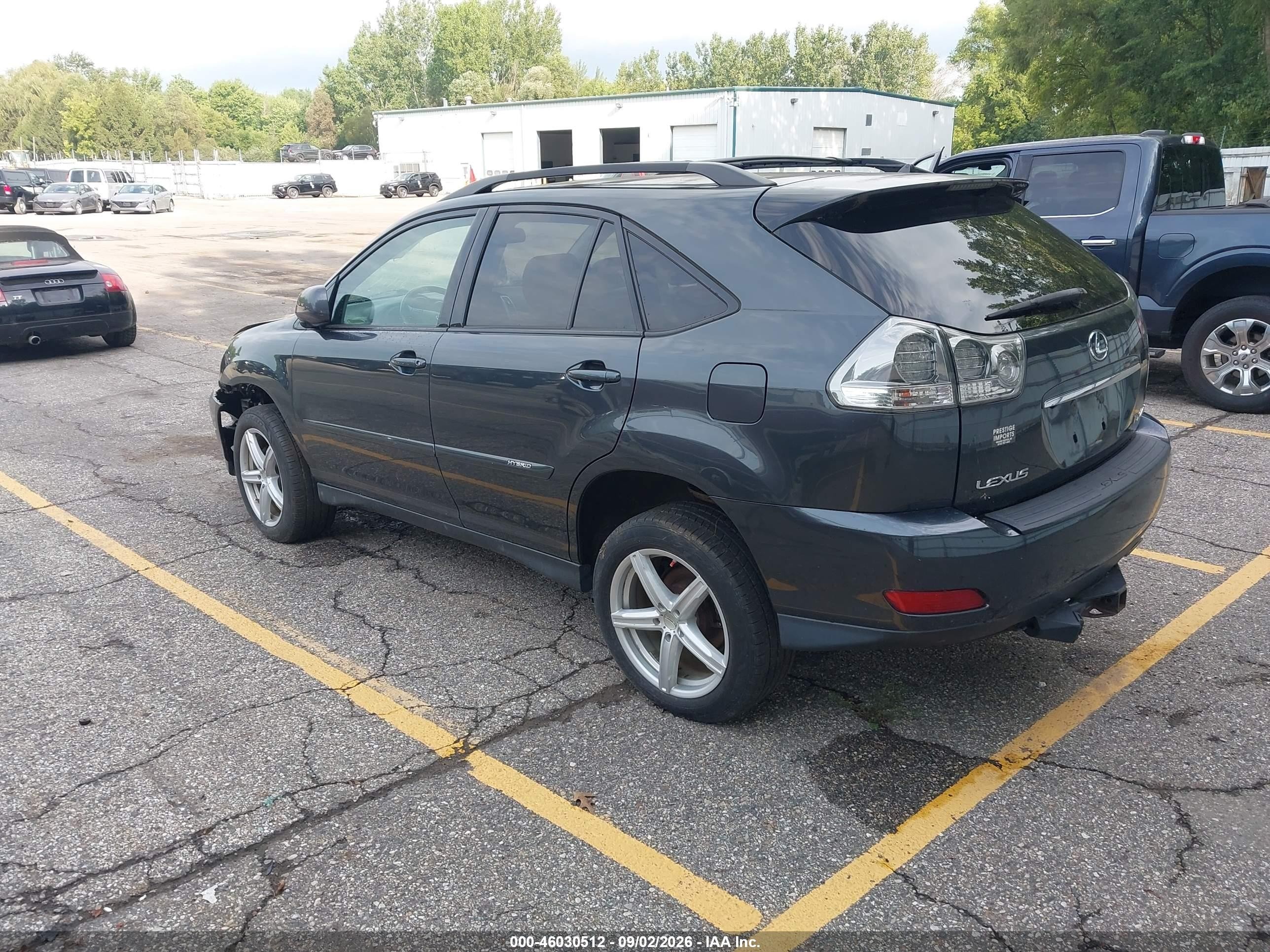 2007 Lexus Rx 400h Black vin: JTJHW31U072007966