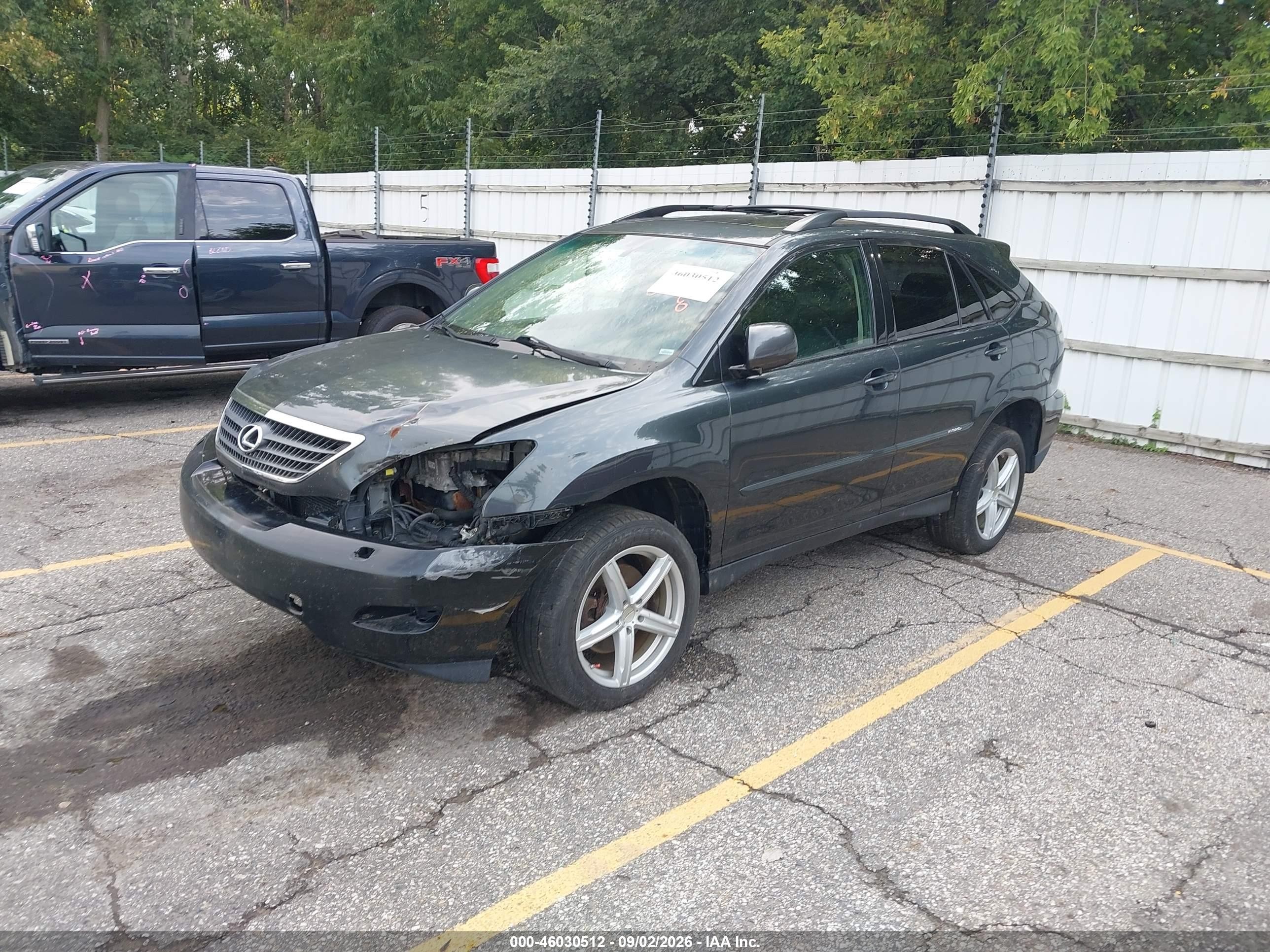 2007 Lexus Rx 400h Black vin: JTJHW31U072007966
