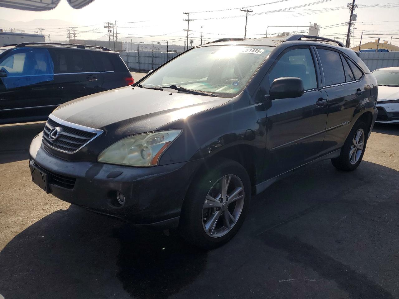 2007 Lexus Rx 400h Black vin: JTJHW31U072008180