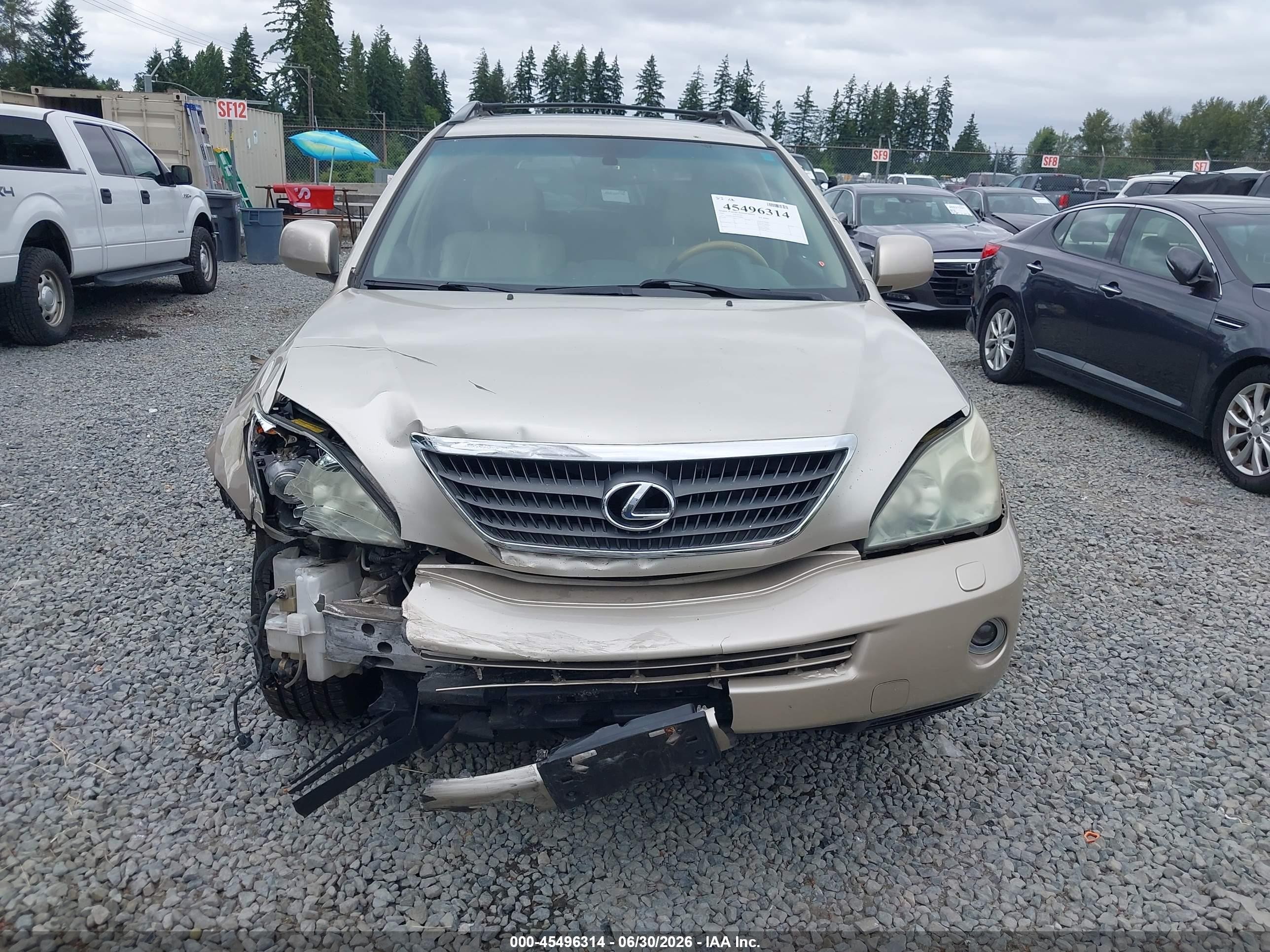 2007 Lexus Rx 400h Gold vin: JTJHW31U072010804
