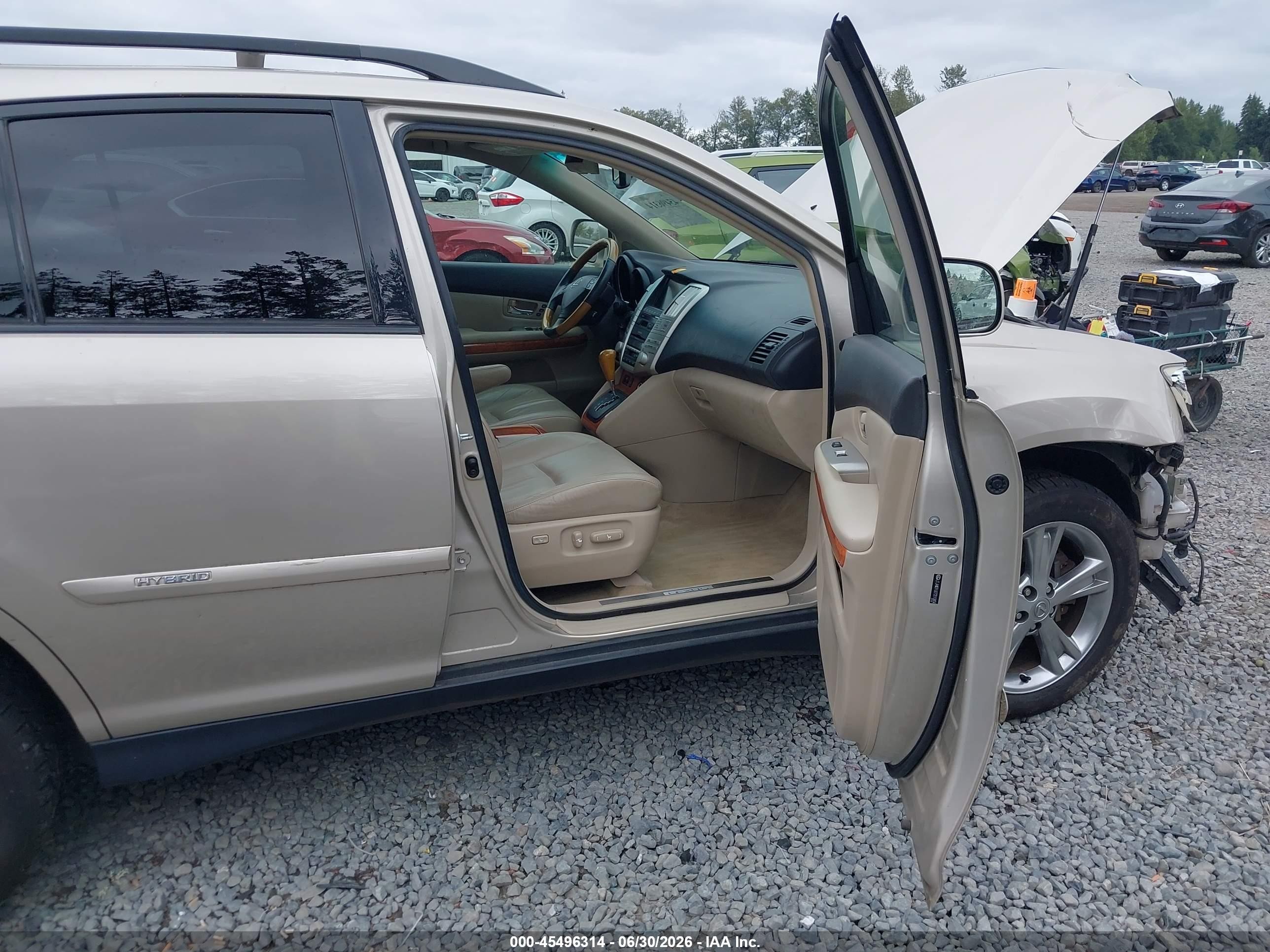 2007 Lexus Rx 400h Gold vin: JTJHW31U072010804