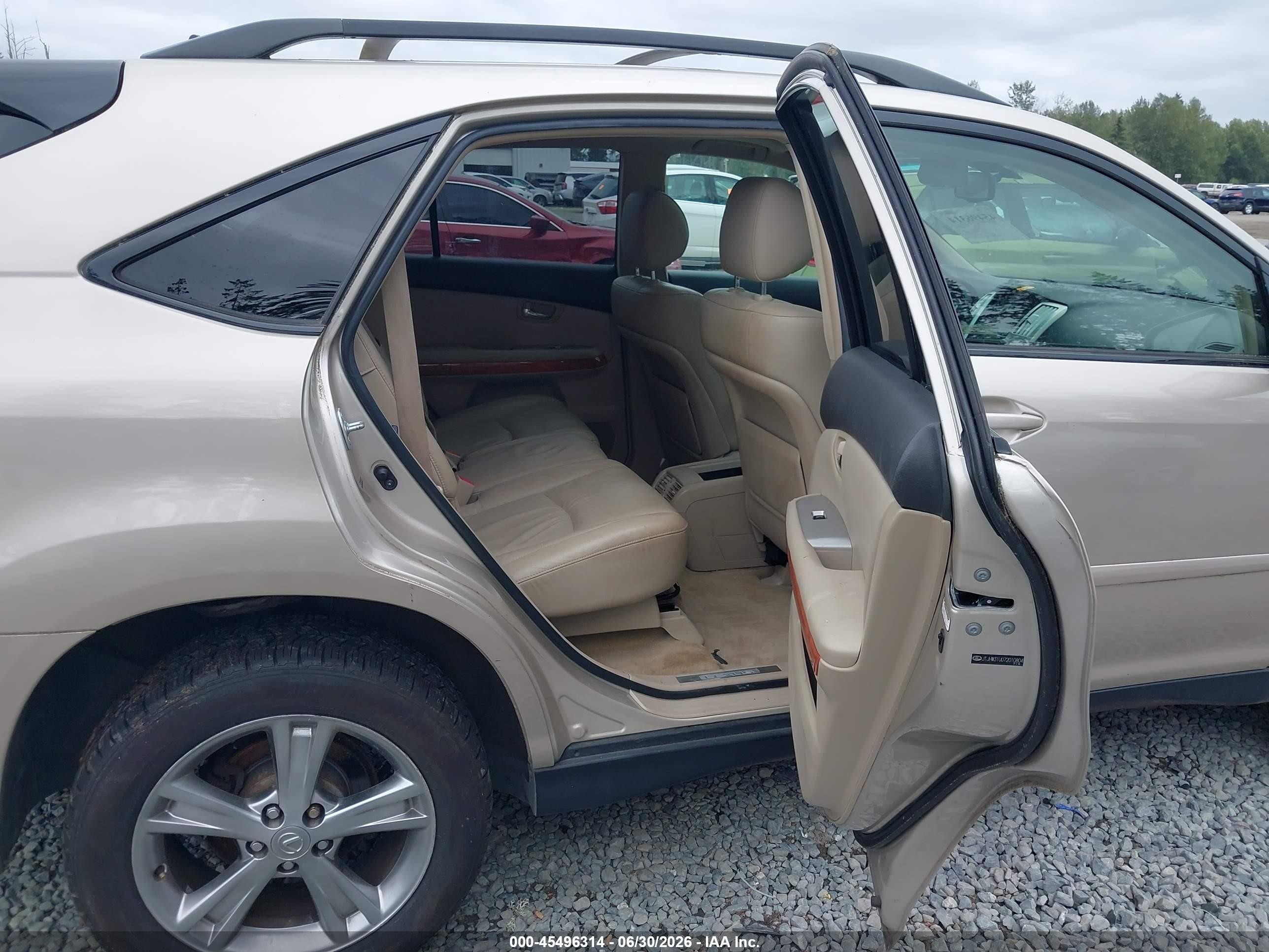 2007 Lexus Rx 400h Gold vin: JTJHW31U072010804