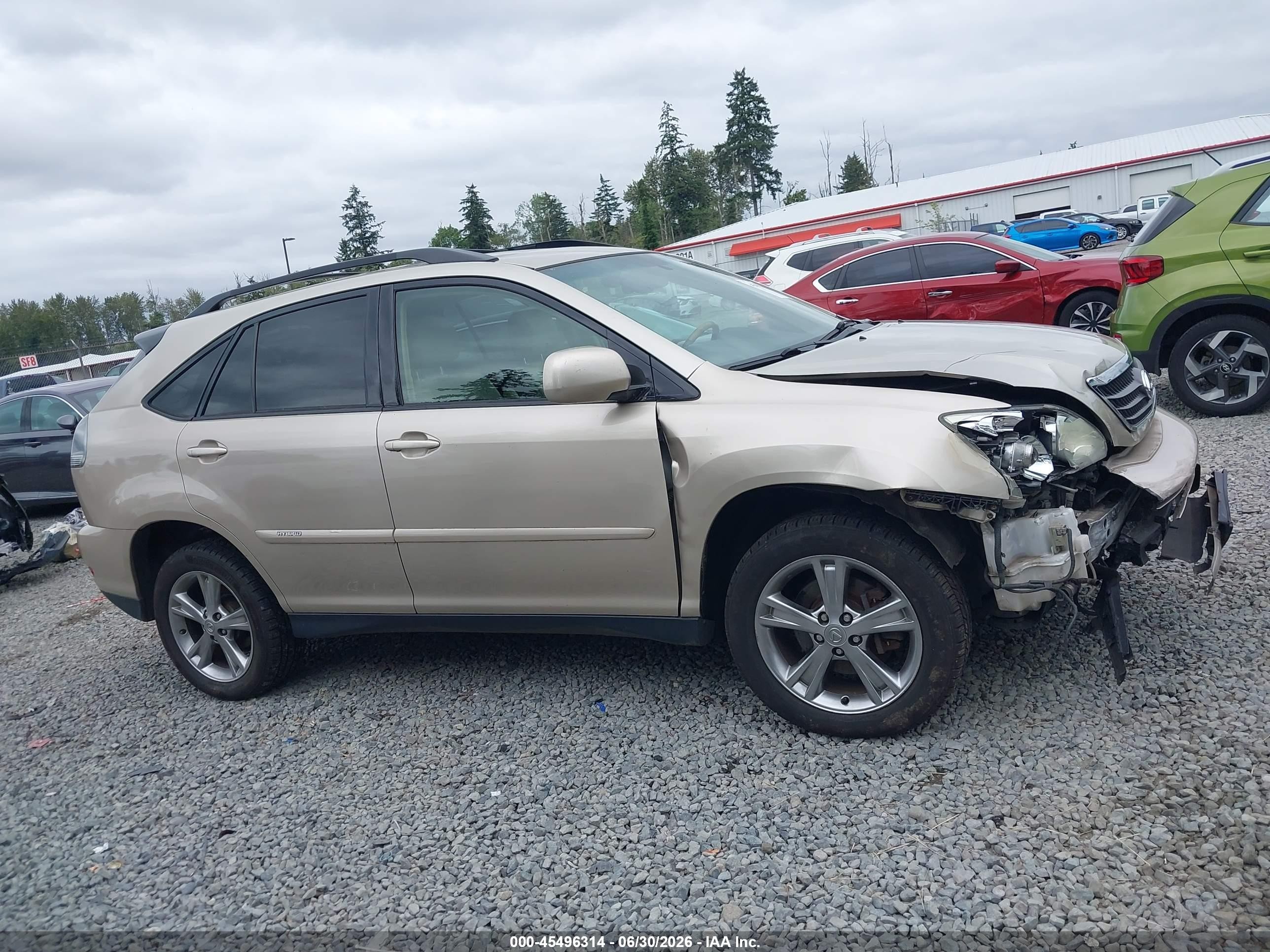 2007 Lexus Rx 400h Gold vin: JTJHW31U072010804