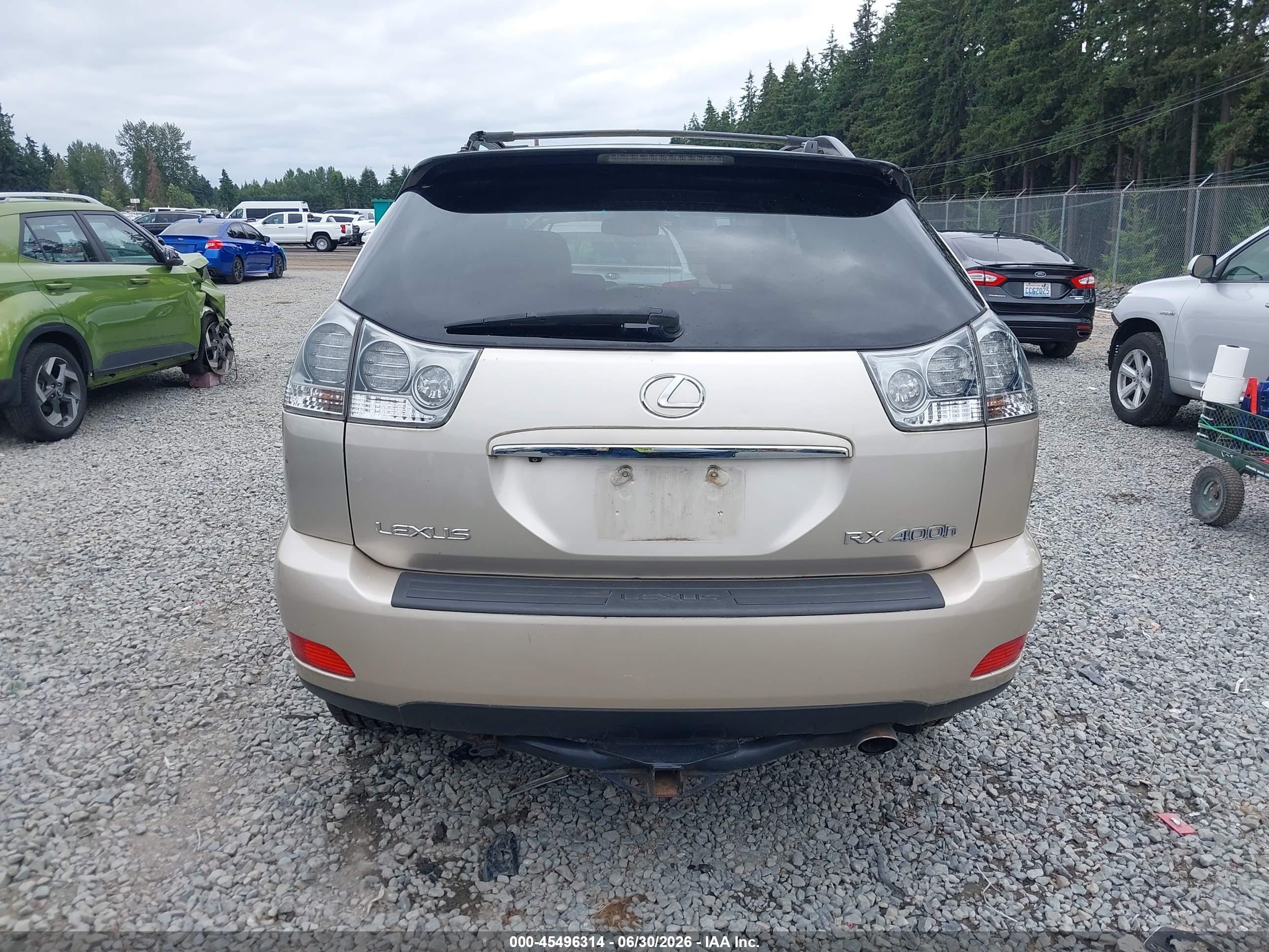 2007 Lexus Rx 400h Gold vin: JTJHW31U072010804