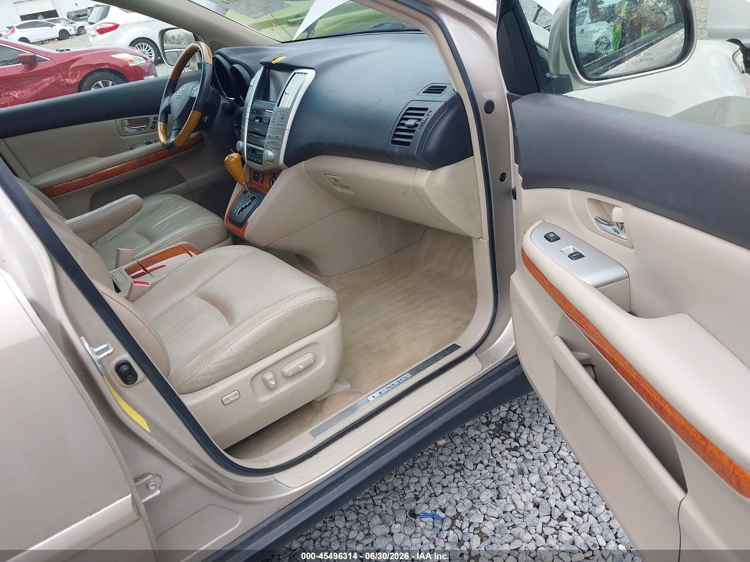 2007 Lexus Rx 400h Gold vin: JTJHW31U072010804