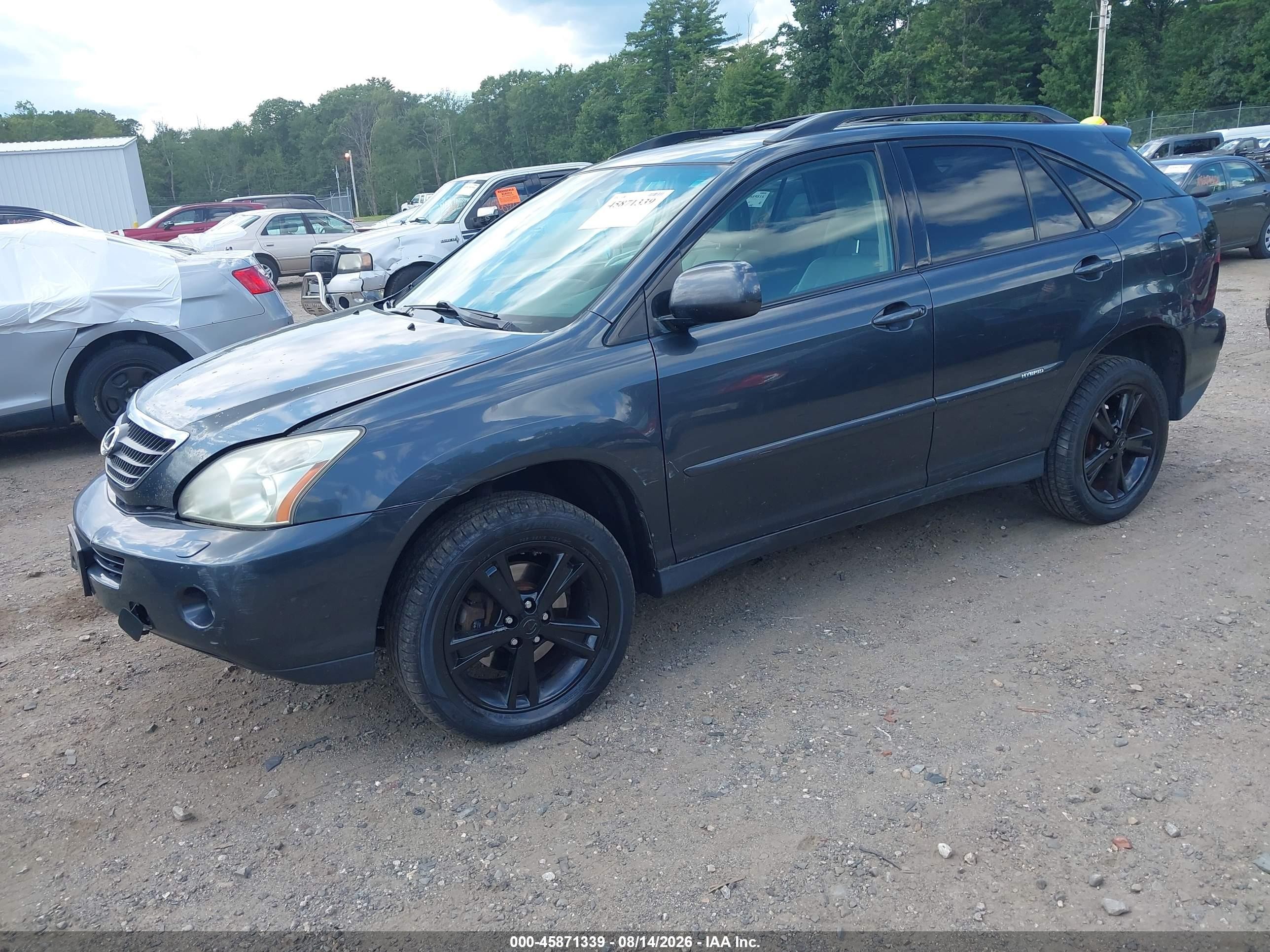 2007 Lexus Rx 400h   Gray vin: JTJHW31U072032012