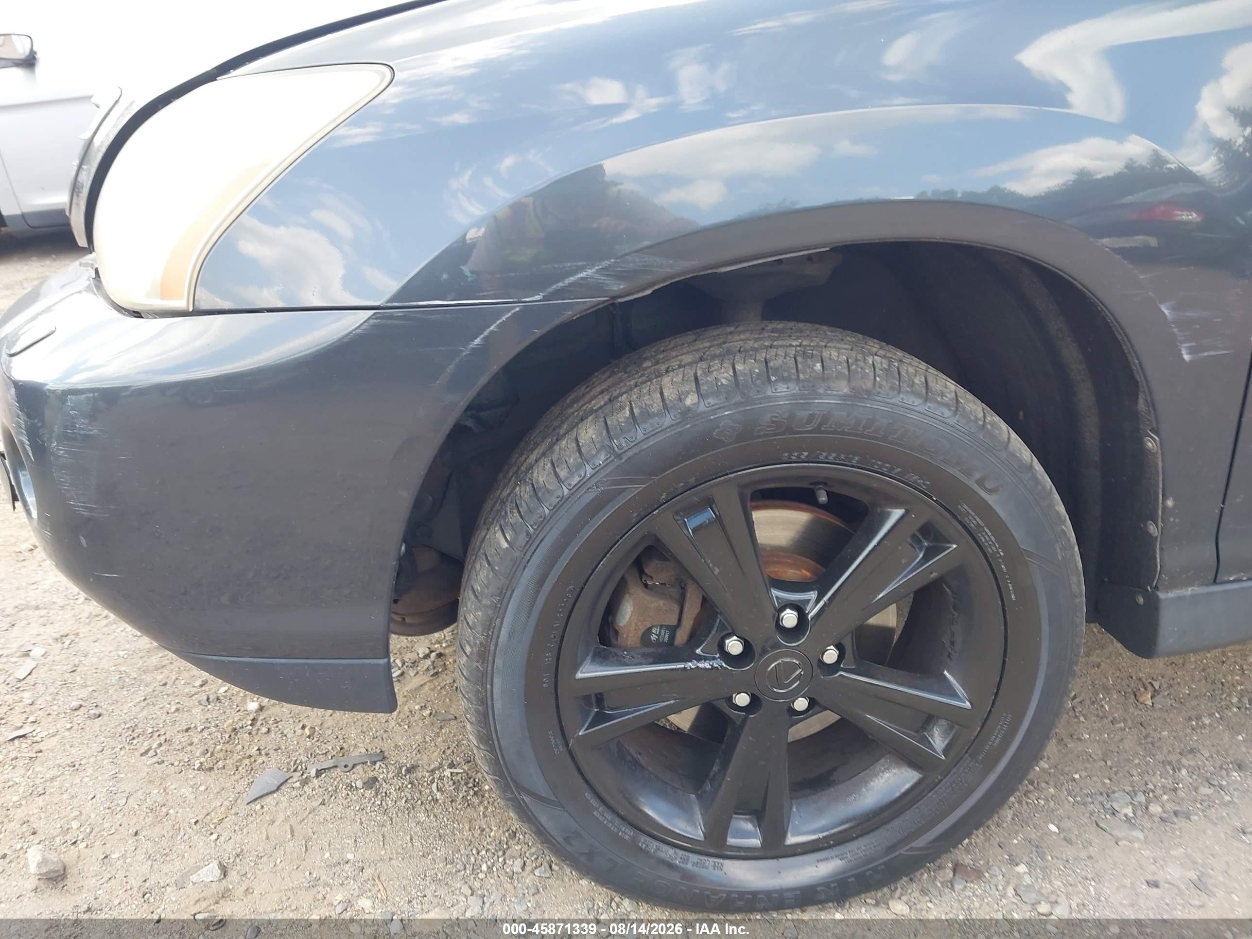 2007 Lexus Rx 400h   Gray vin: JTJHW31U072032012
