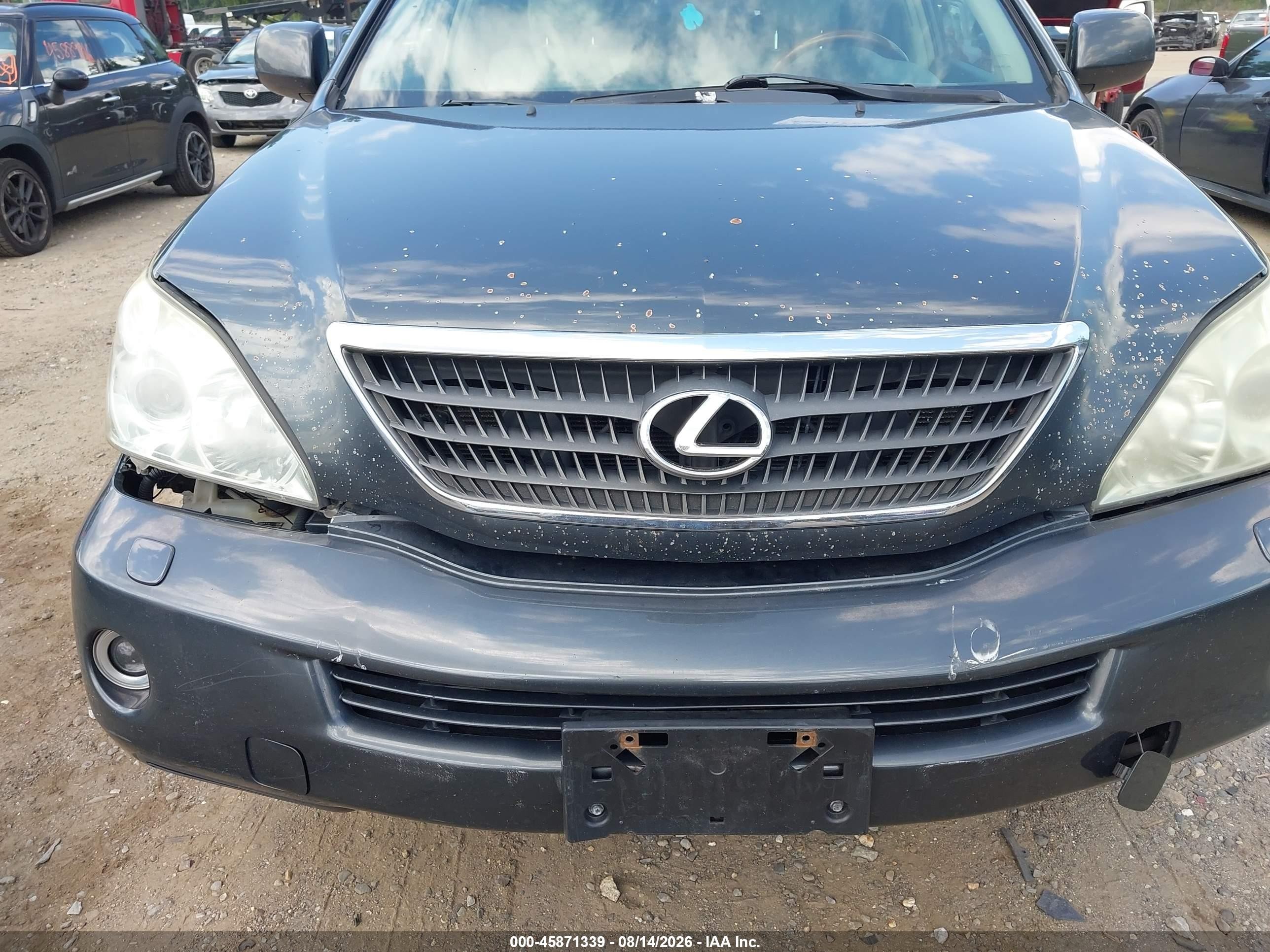 2007 Lexus Rx 400h   Gray vin: JTJHW31U072032012