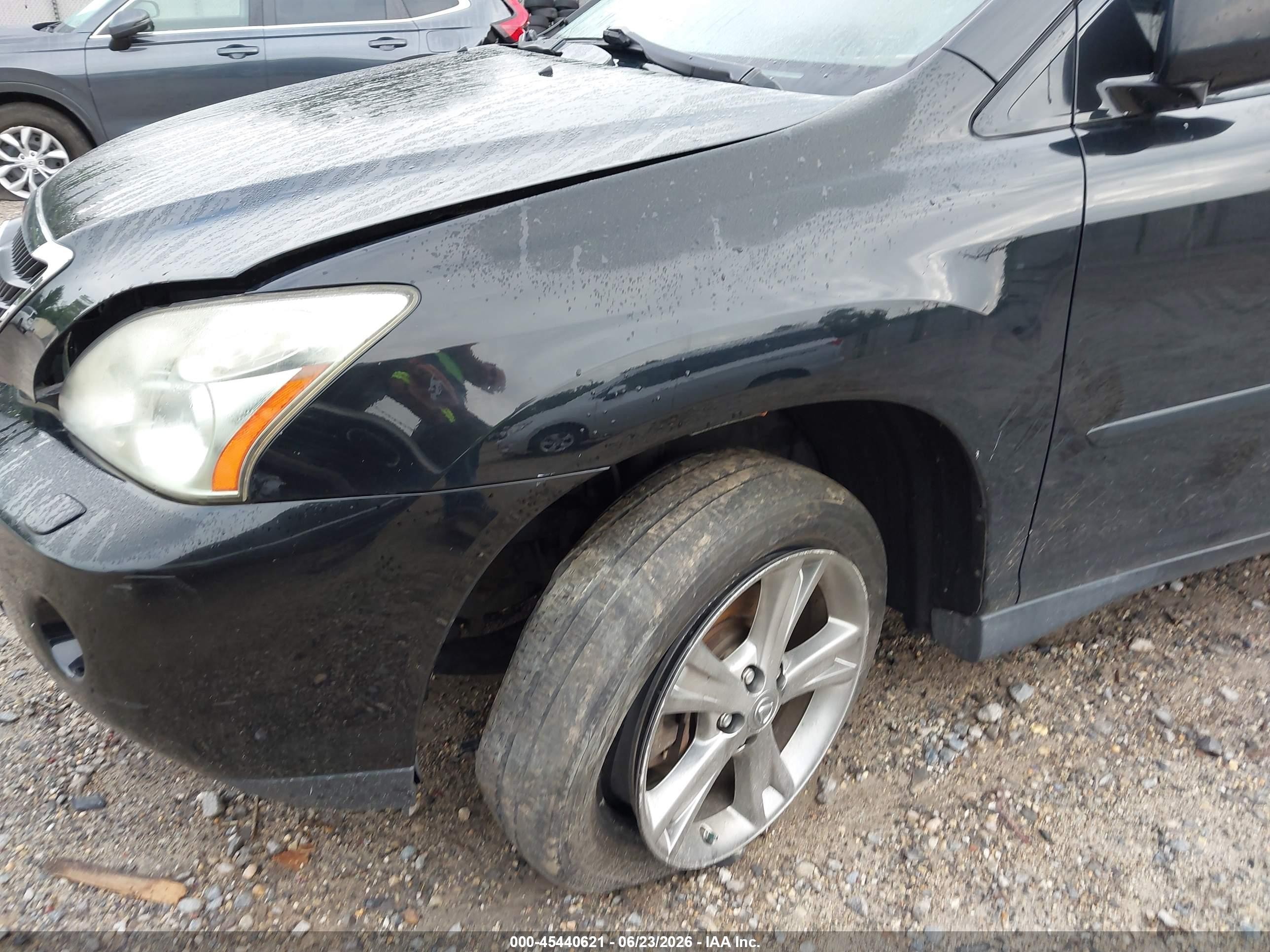 2007 Lexus Rx 400h   Black vin: JTJHW31U072033483