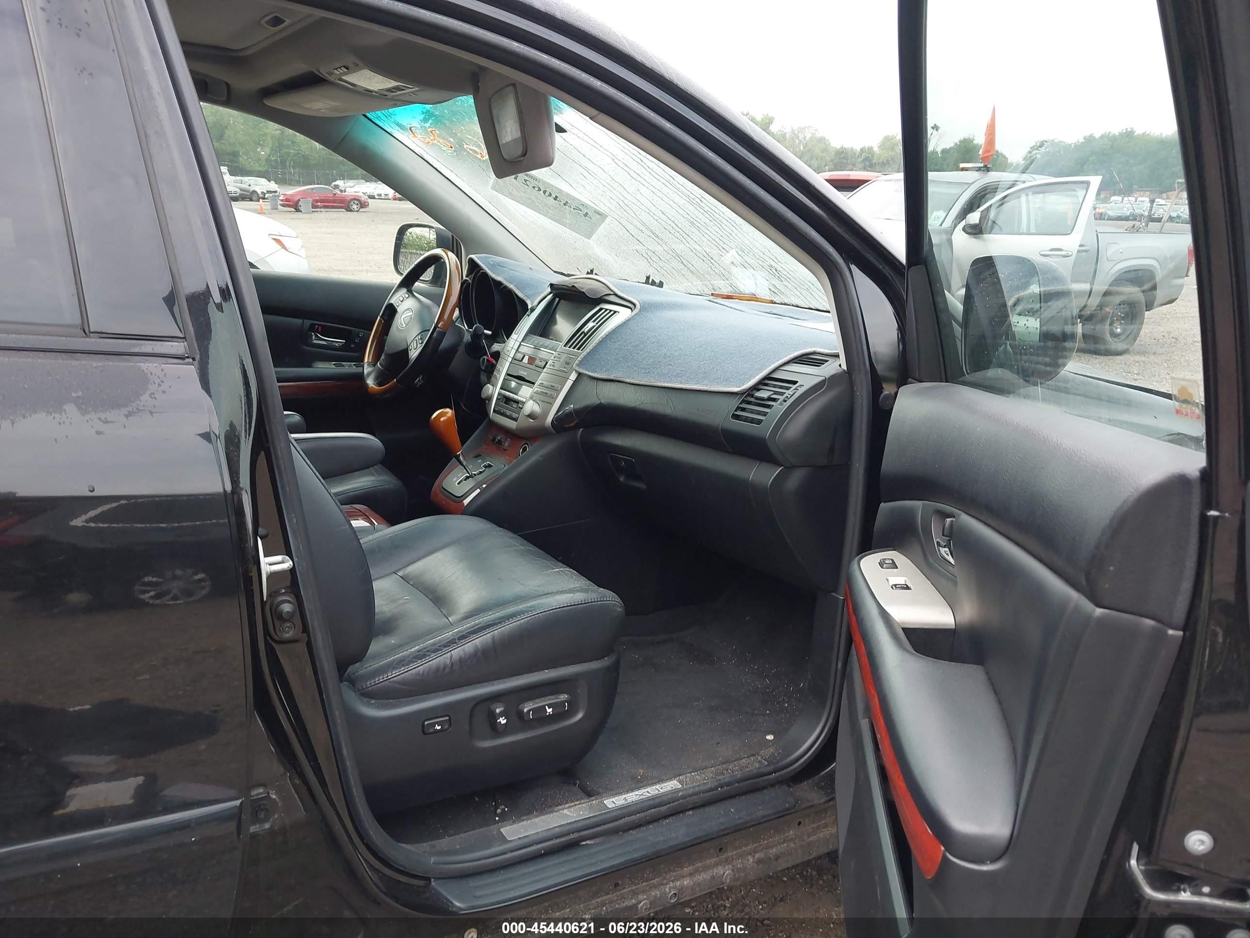 2007 Lexus Rx 400h   Black vin: JTJHW31U072033483