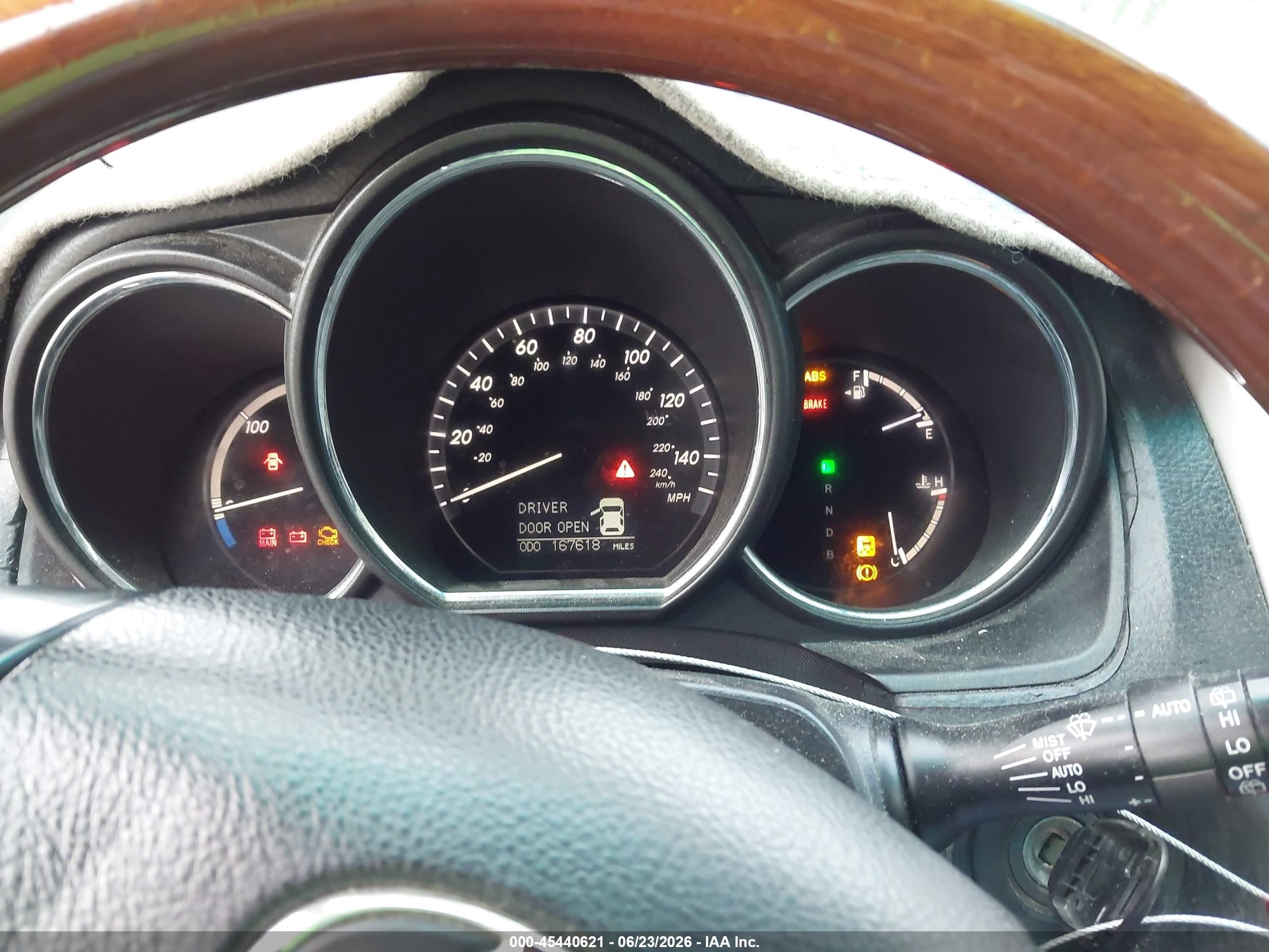 2007 Lexus Rx 400h   Black vin: JTJHW31U072033483
